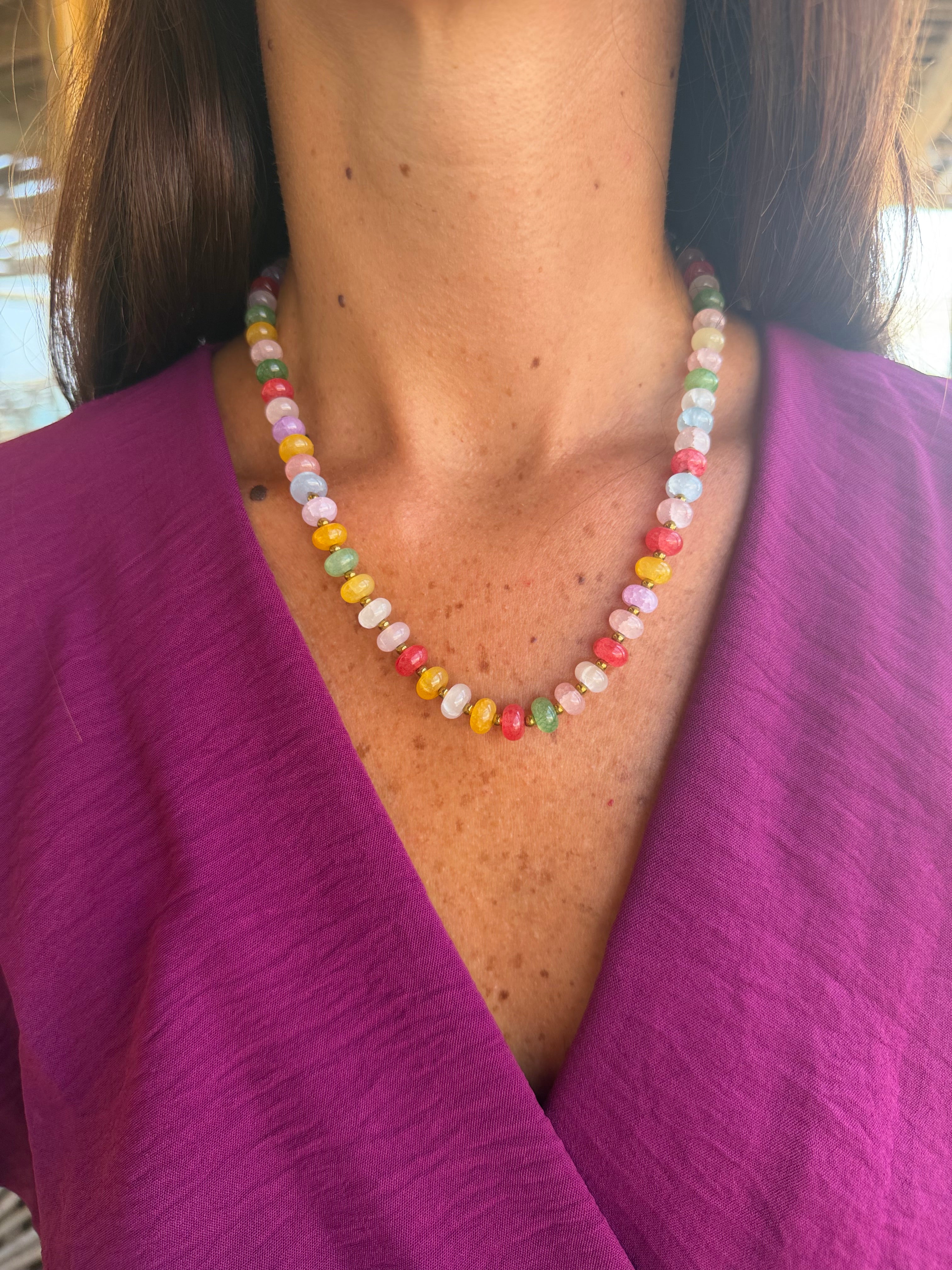 Collana Beads Multicolor