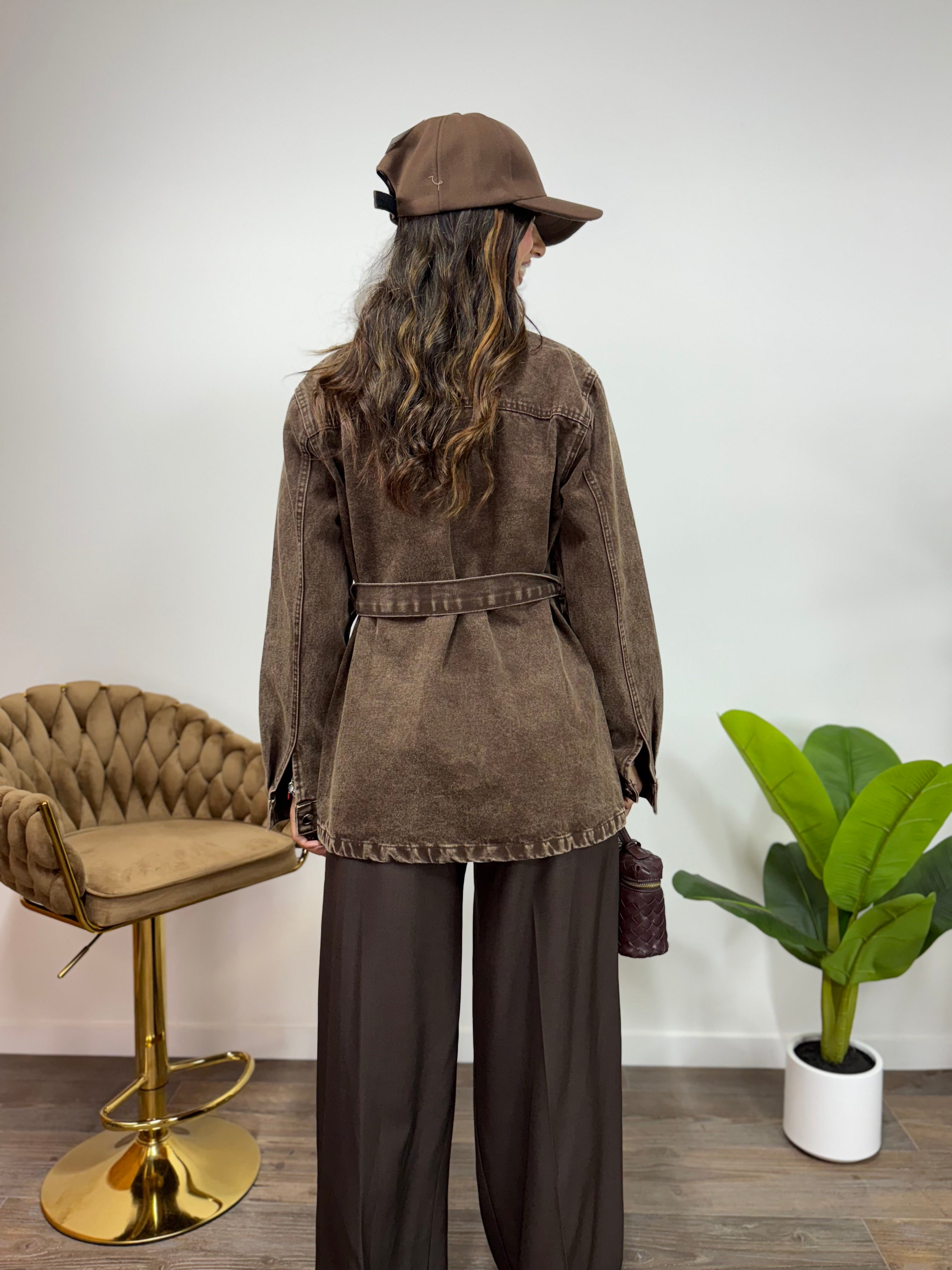 Maxi Camicia Choco