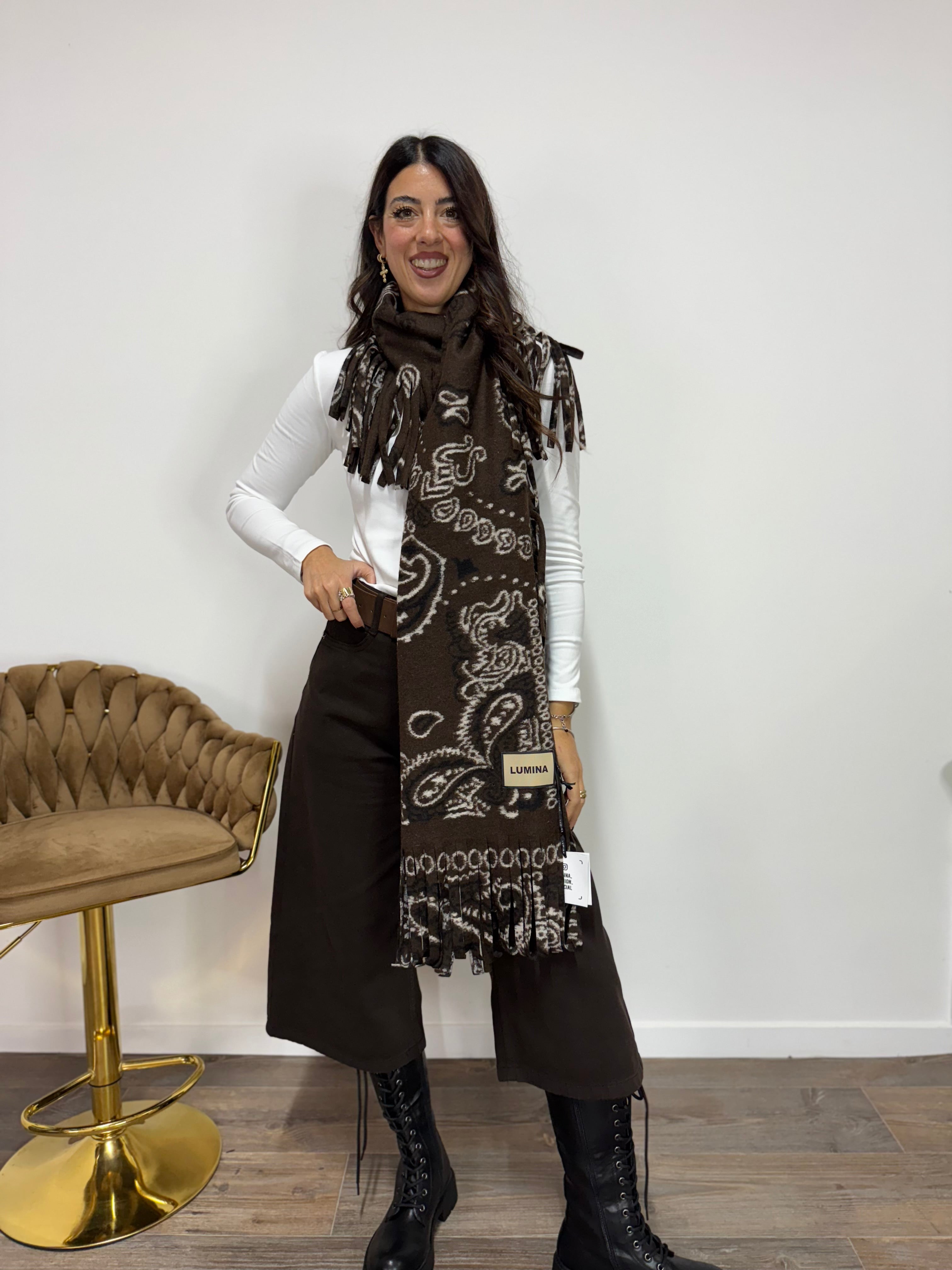 Sciarpa Bandana LUMINA Brown