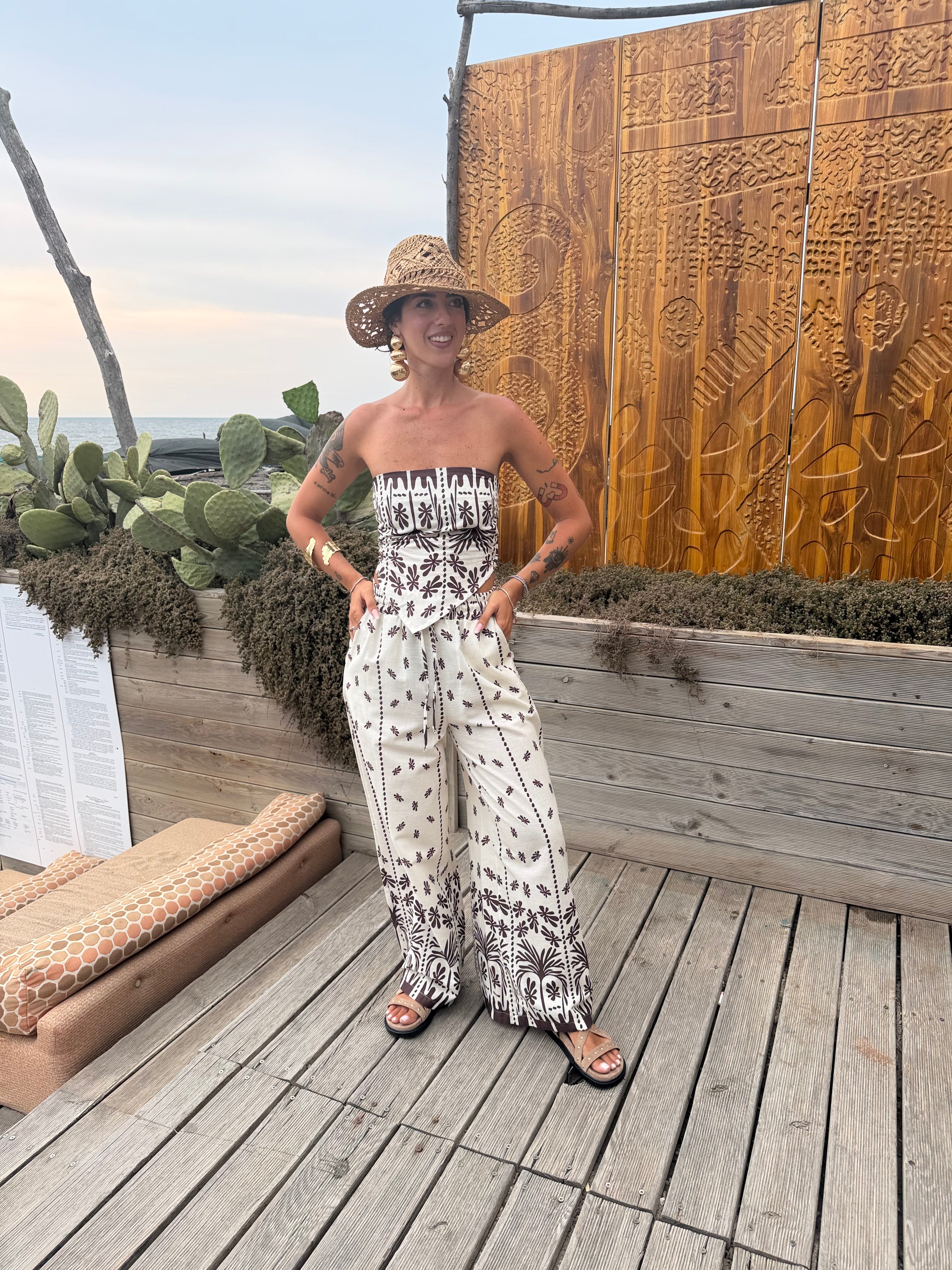 Coordinato Zanzibar LUMINA Marrone