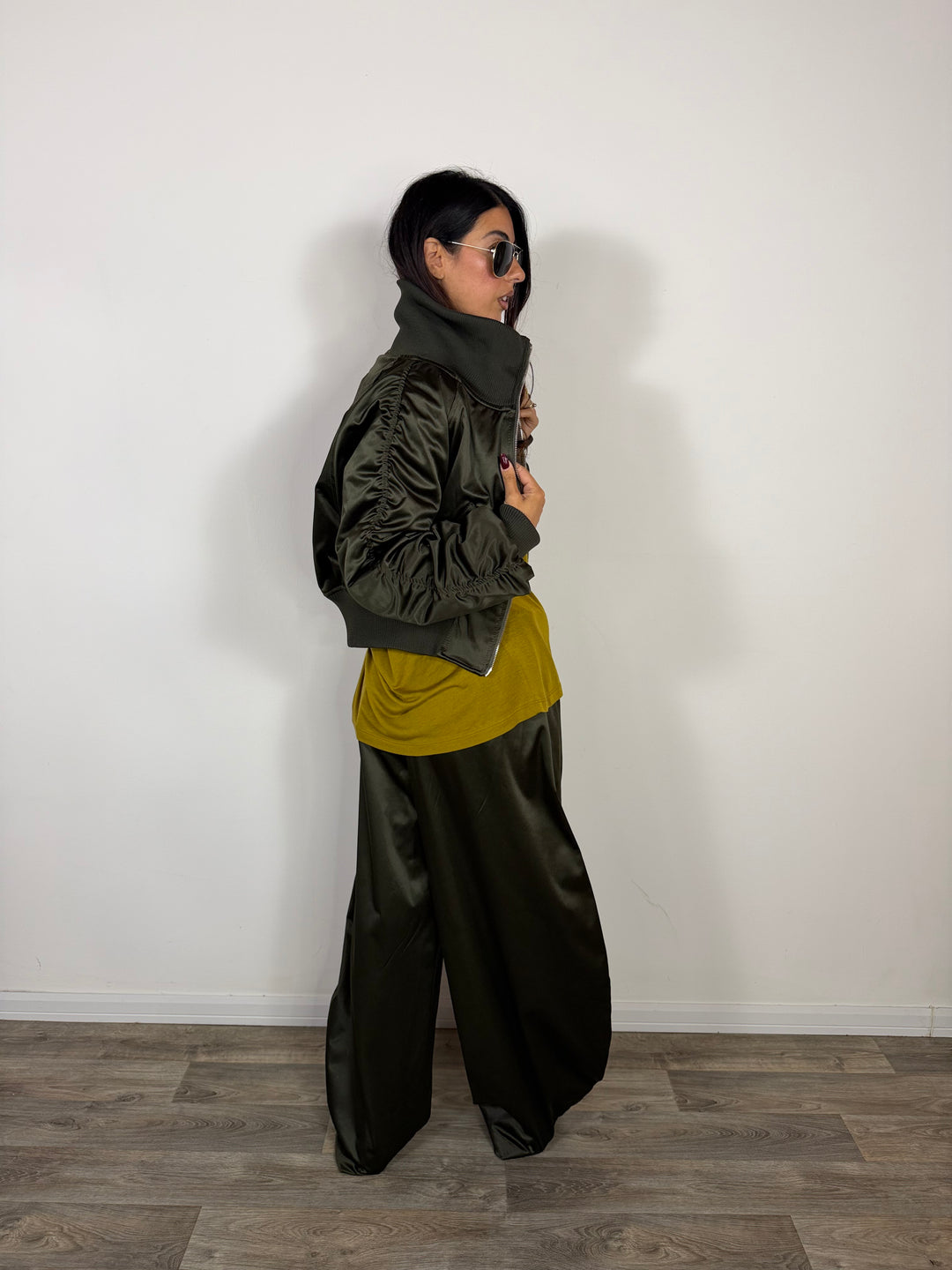 Pantalone Delia LUMINA Verde