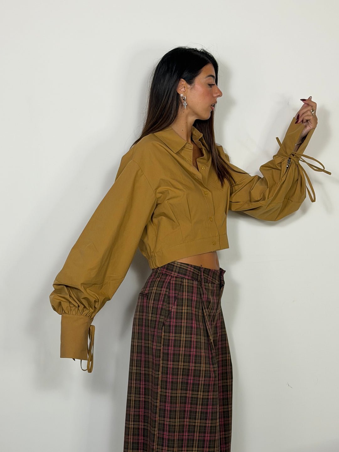Camicia Crop Miu  JUST WEST