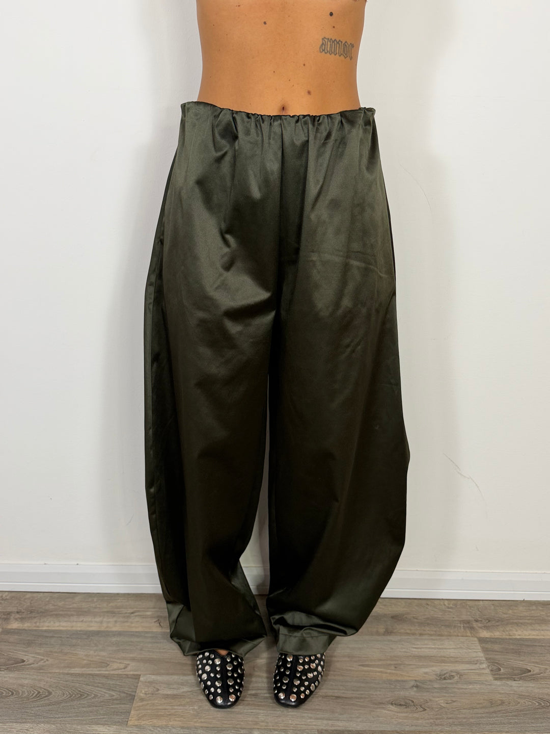 Pantalone Delia LUMINA Verde