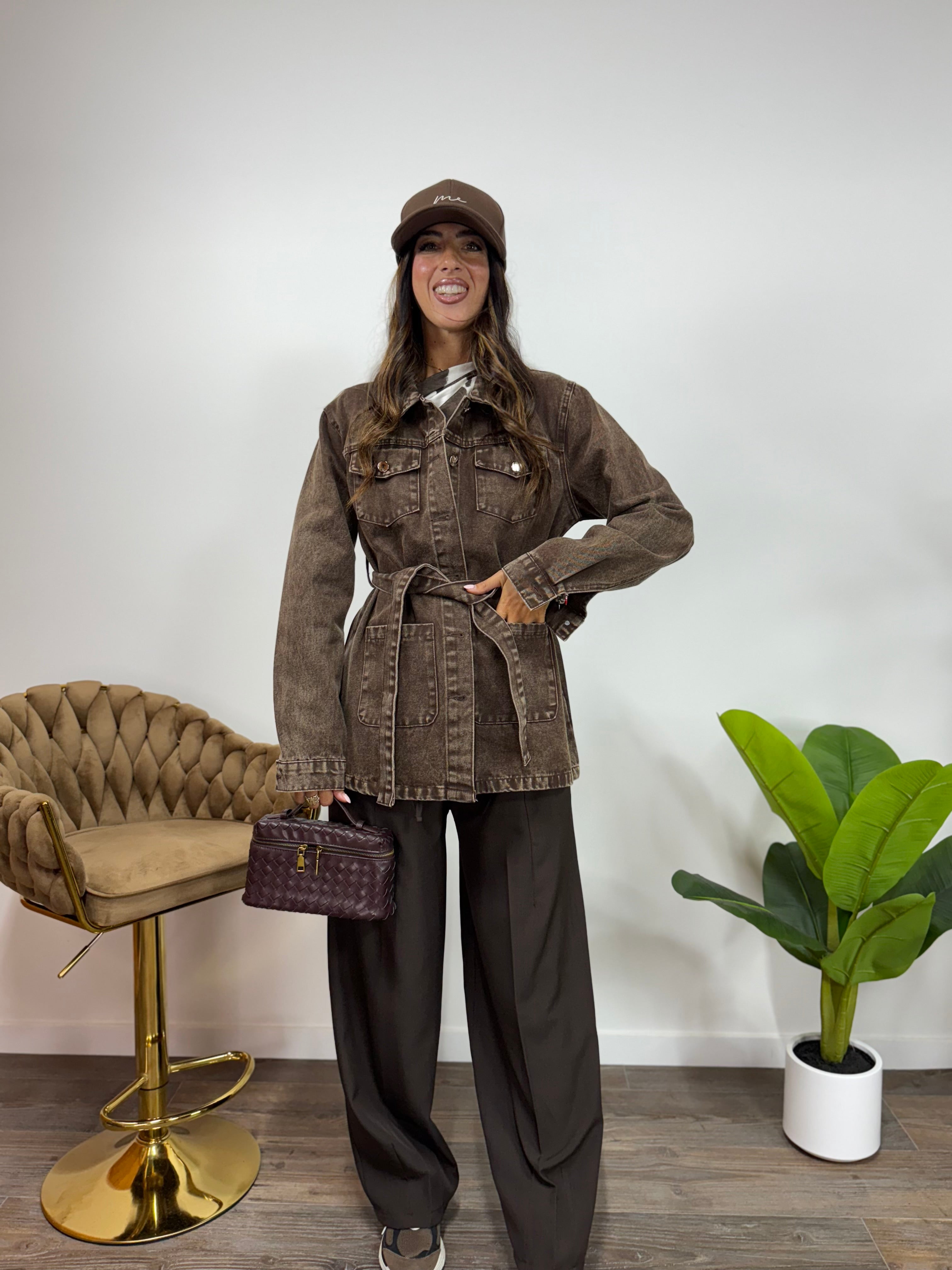 Maxi Camicia Choco