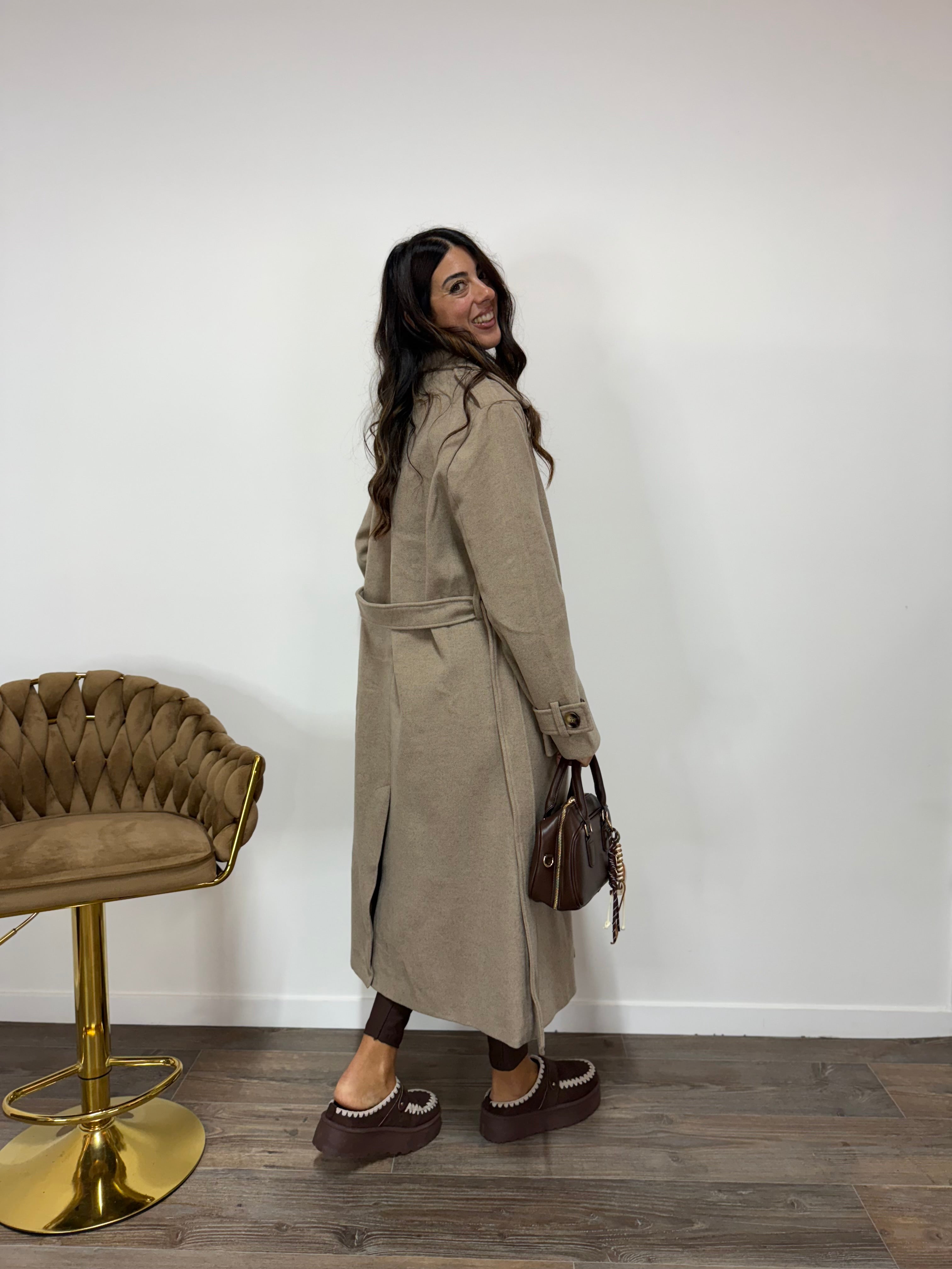 Cappotto Fergie Fango