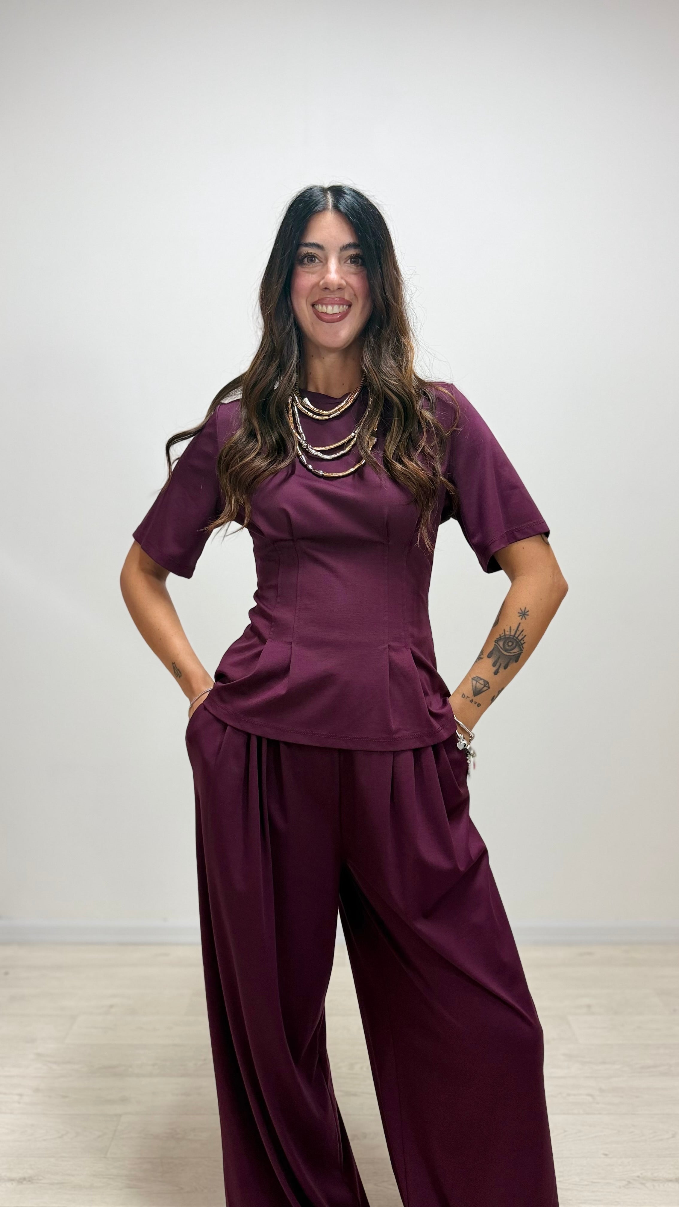 Maglia Megan LUMINA Bordeaux
