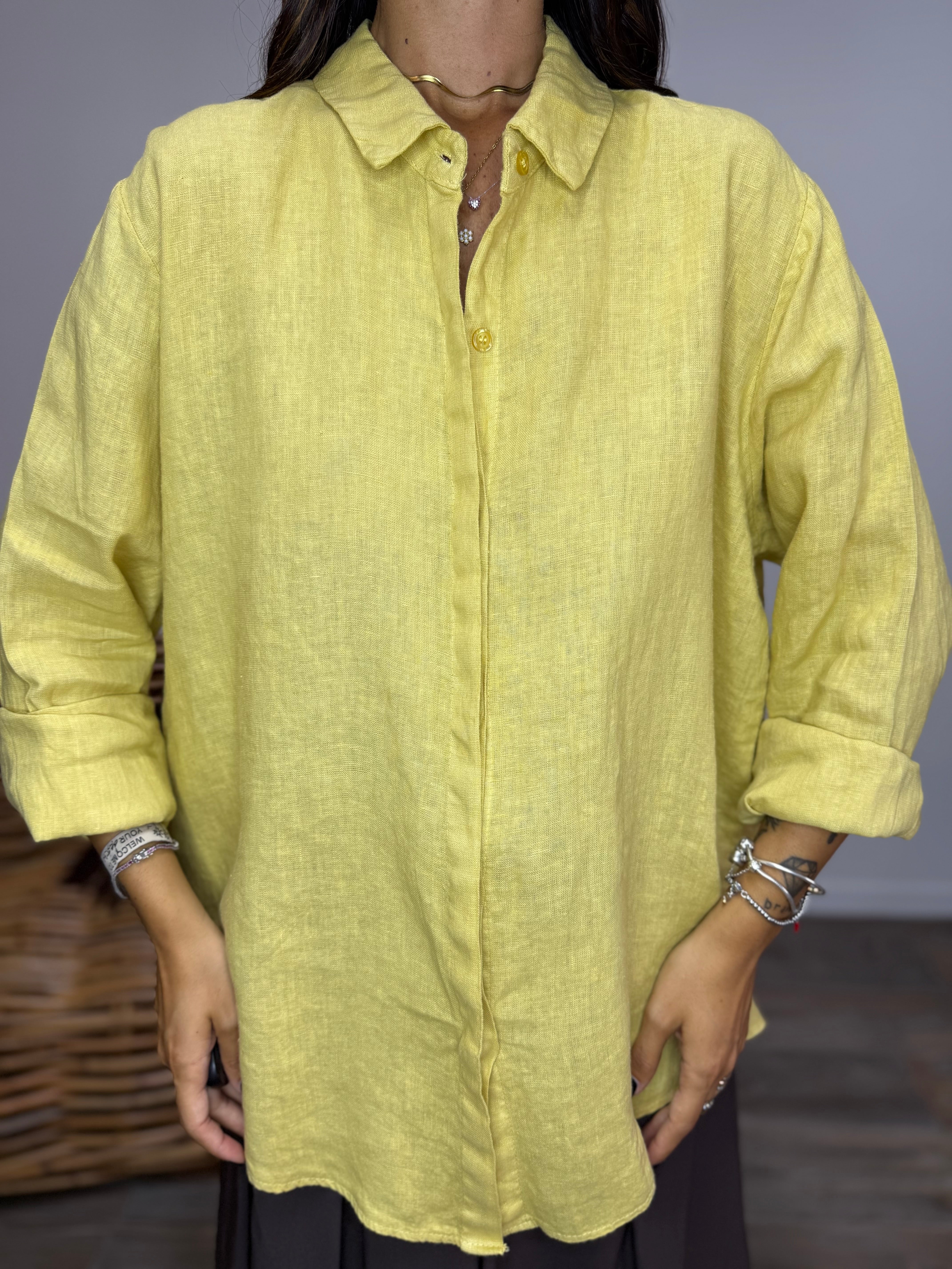 Maxi Camicia Thodami 100% Lino