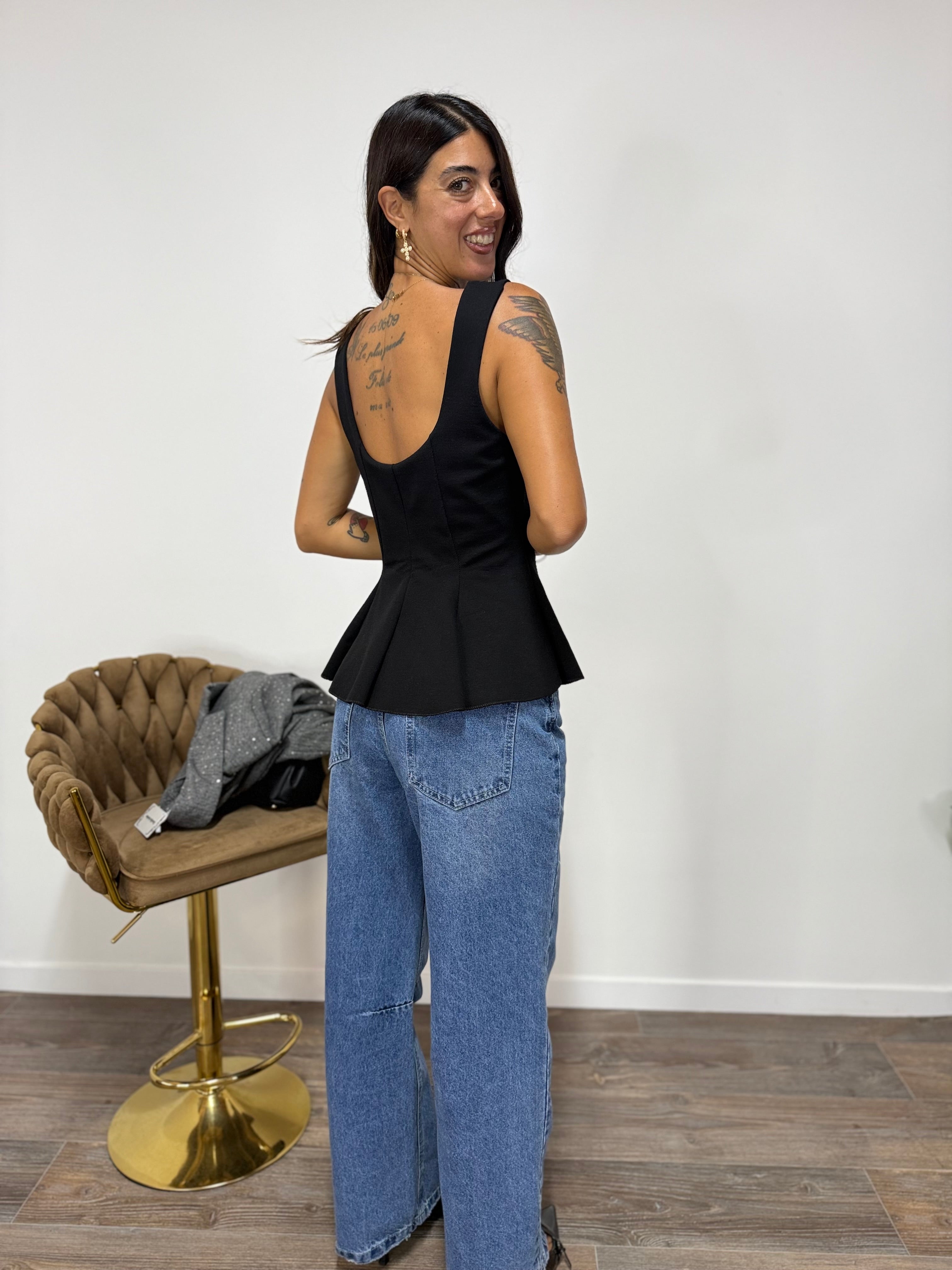 Top Sandy Black