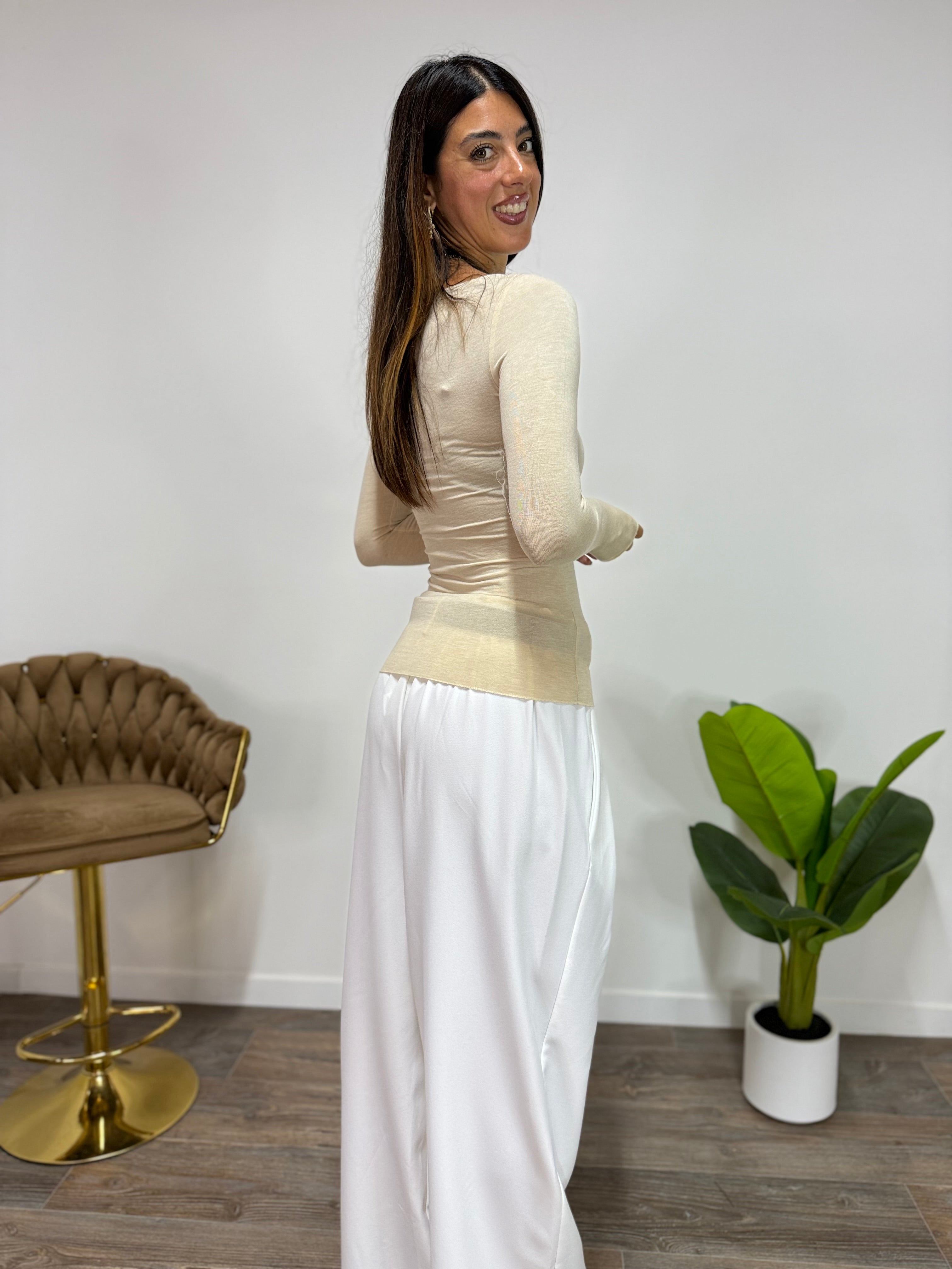 Maglia Tyerre Beige