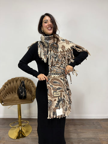 Sciarpa Bandana LUMINA Beige