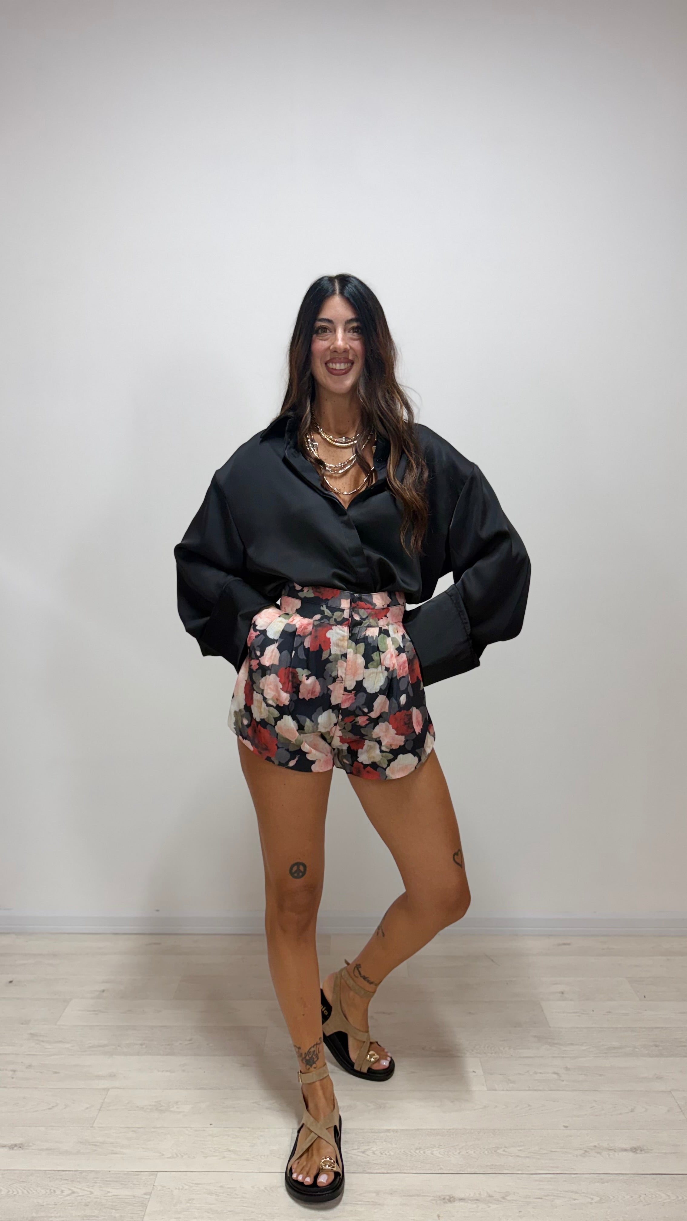Camicia Romance Black