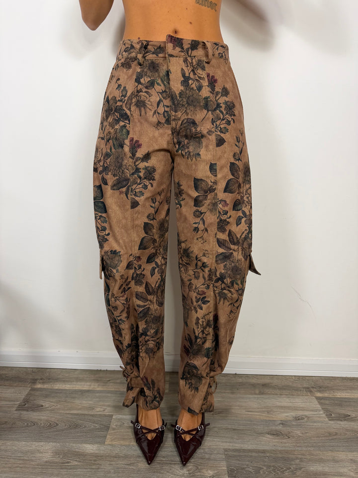 Pantalone Greta LUMINA Flowers