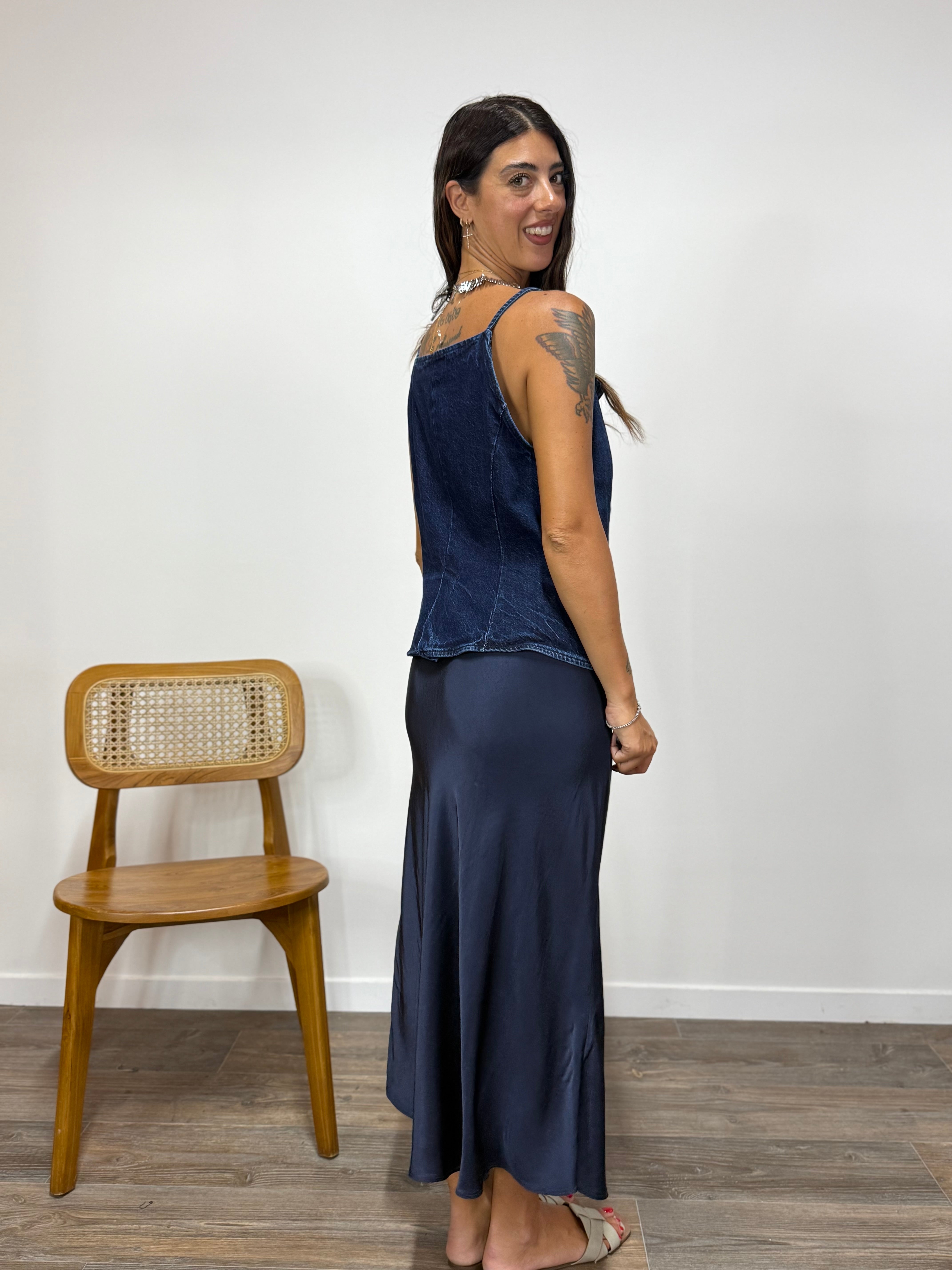 Top Denim LUMINA