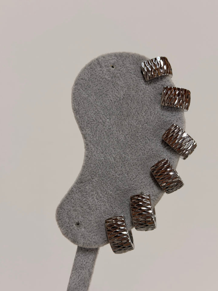 Set Hoops Silver