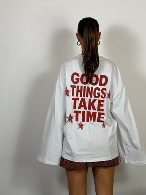 Maglia Time Bianca JUST WEST