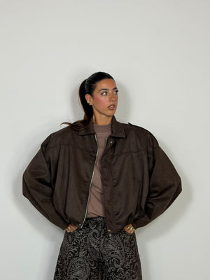 Bomber Trudy  Marrone