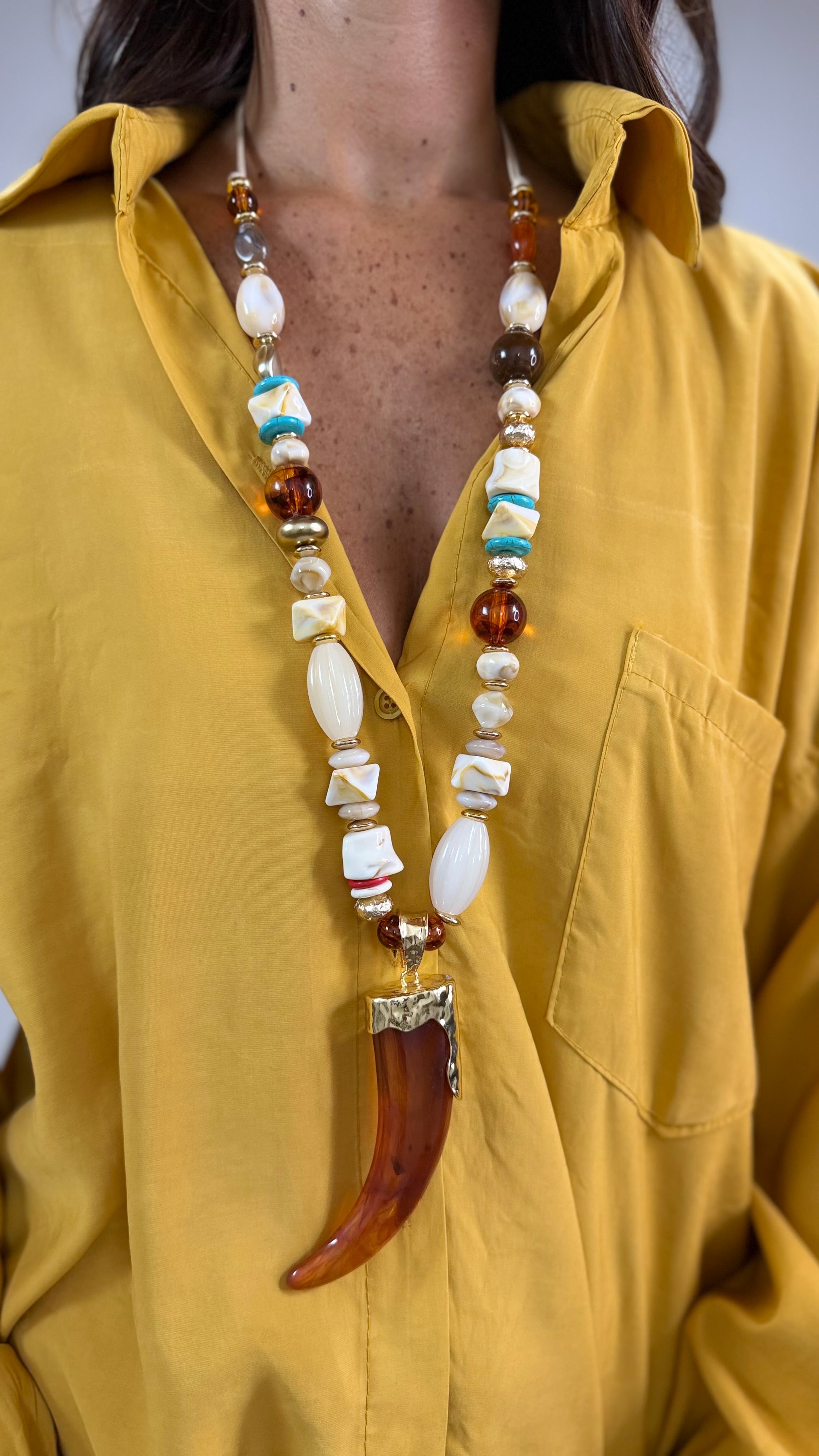 Collana Maxi Corno
