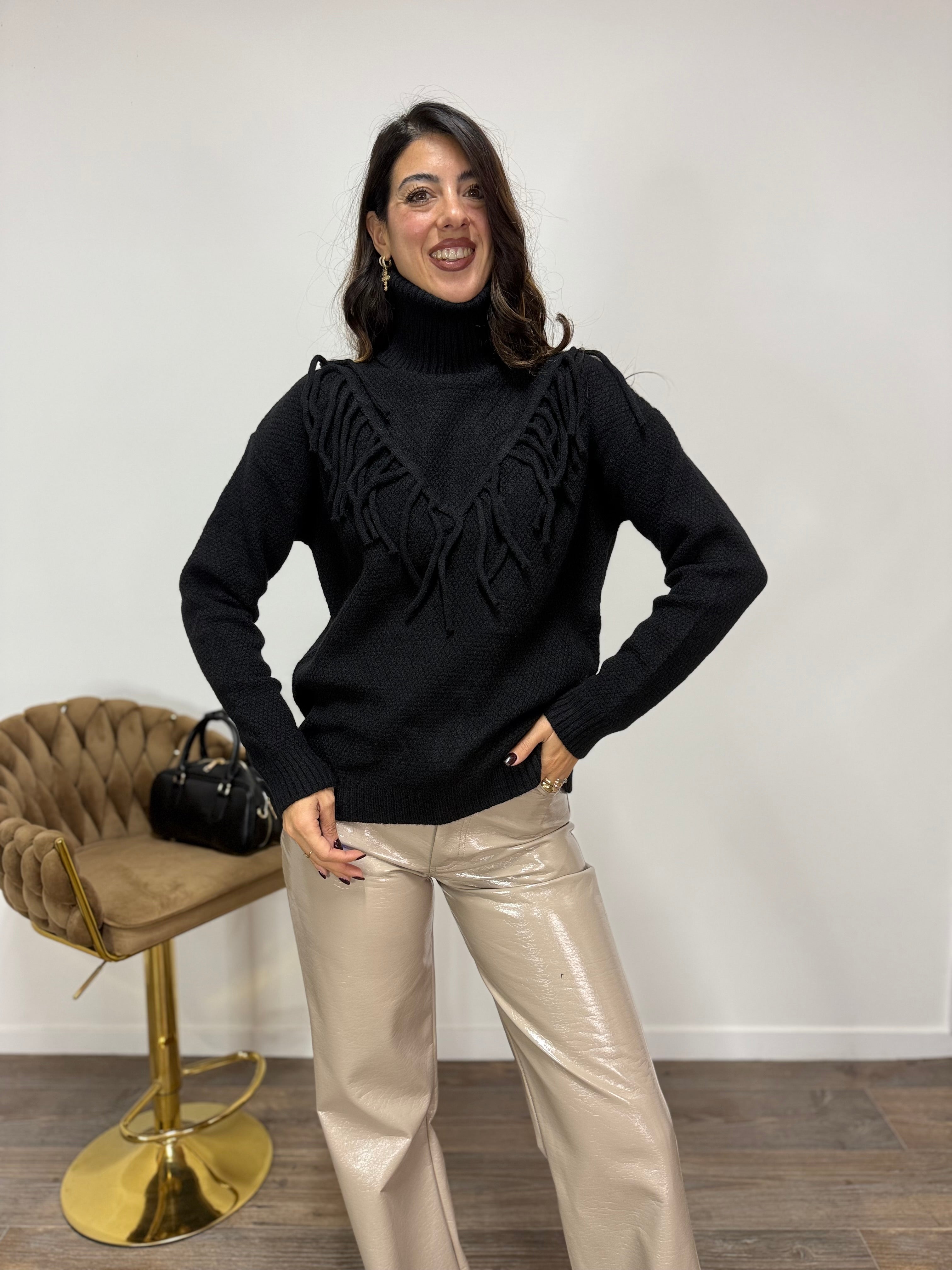 Pull Frangetta Black