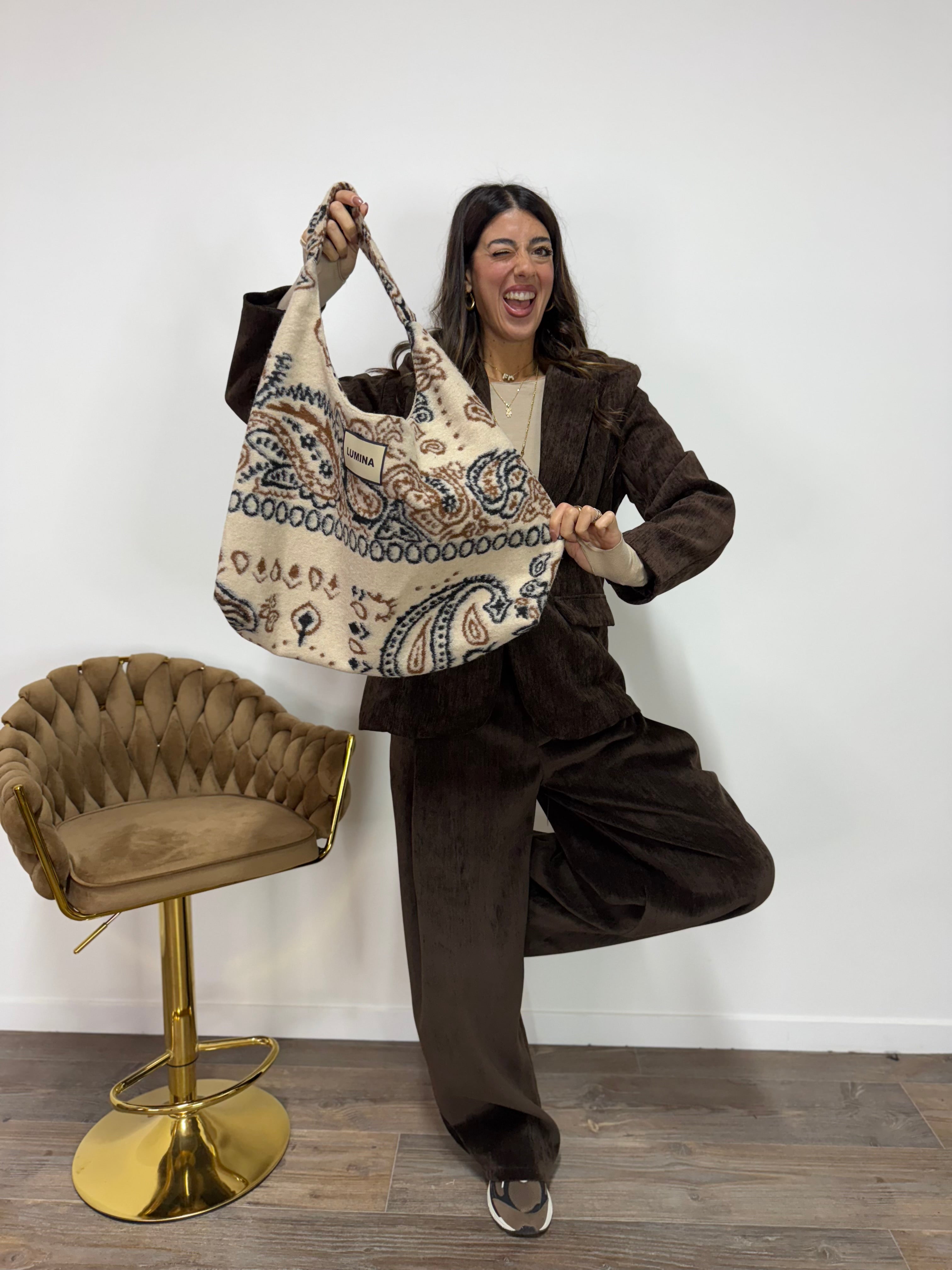 Borsa Bandana LUMINA Beige