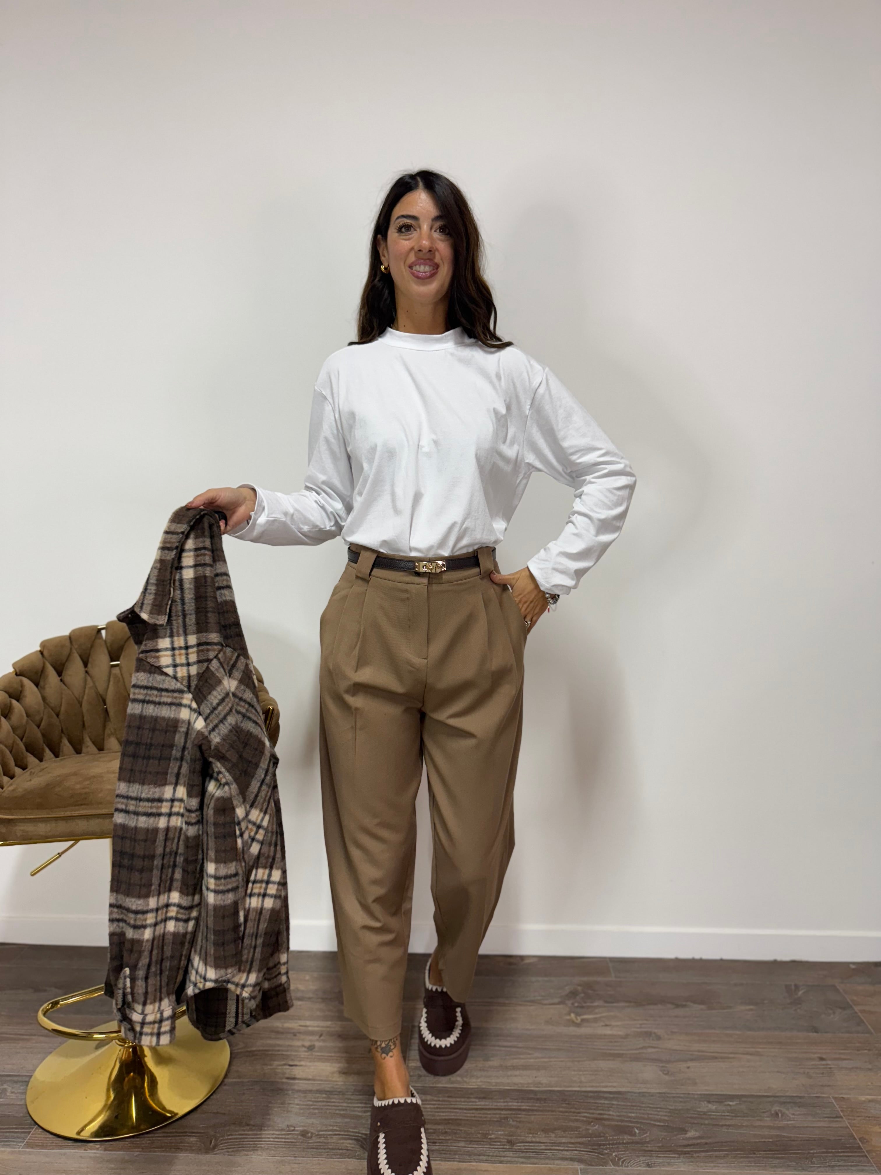 Pantalone Charme Fango