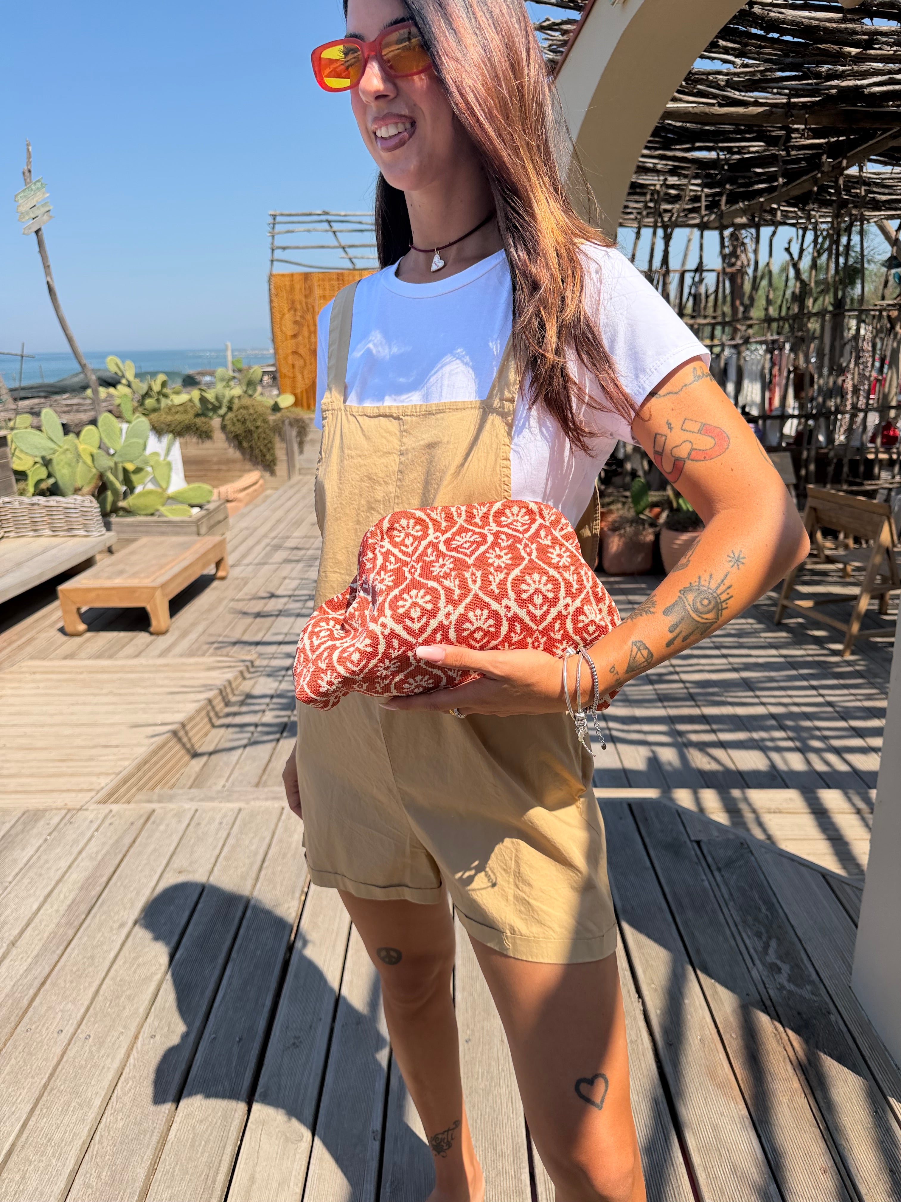 Borsa Ikat  Ruggine