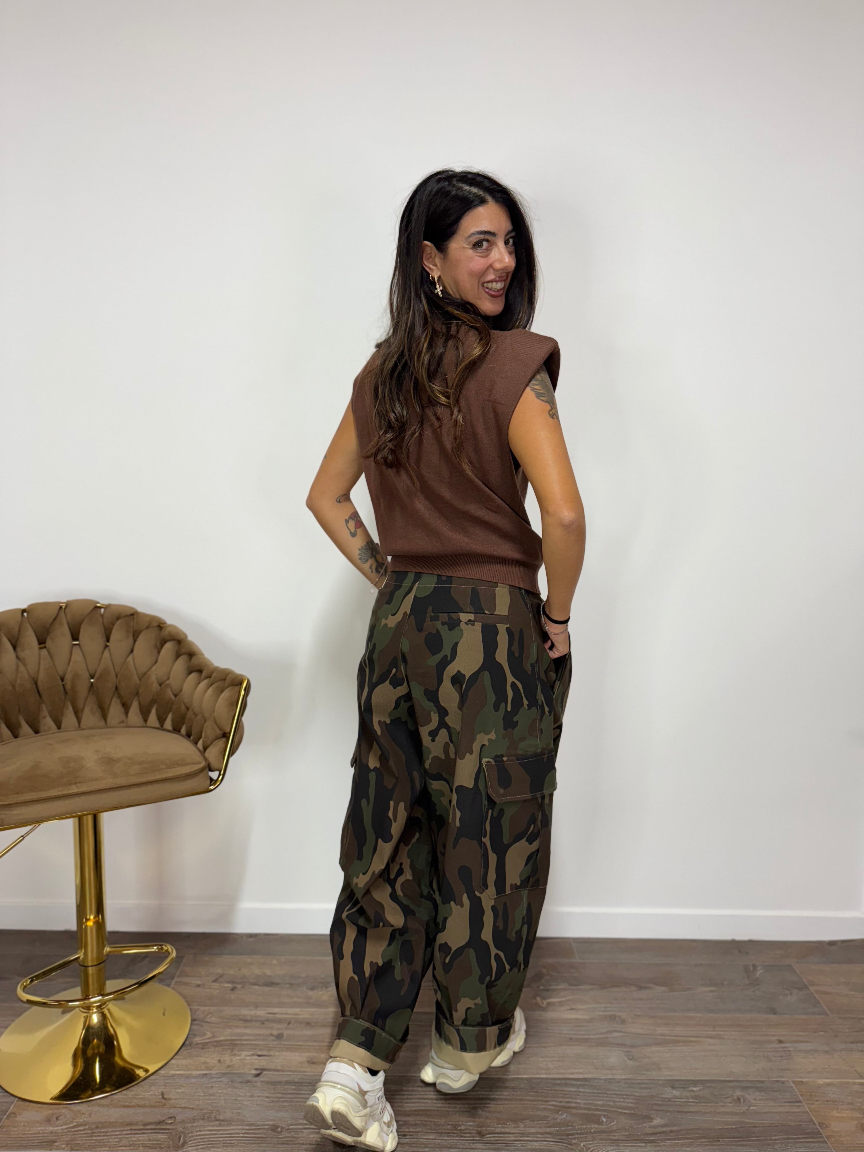 Maglia Amelia Marrone