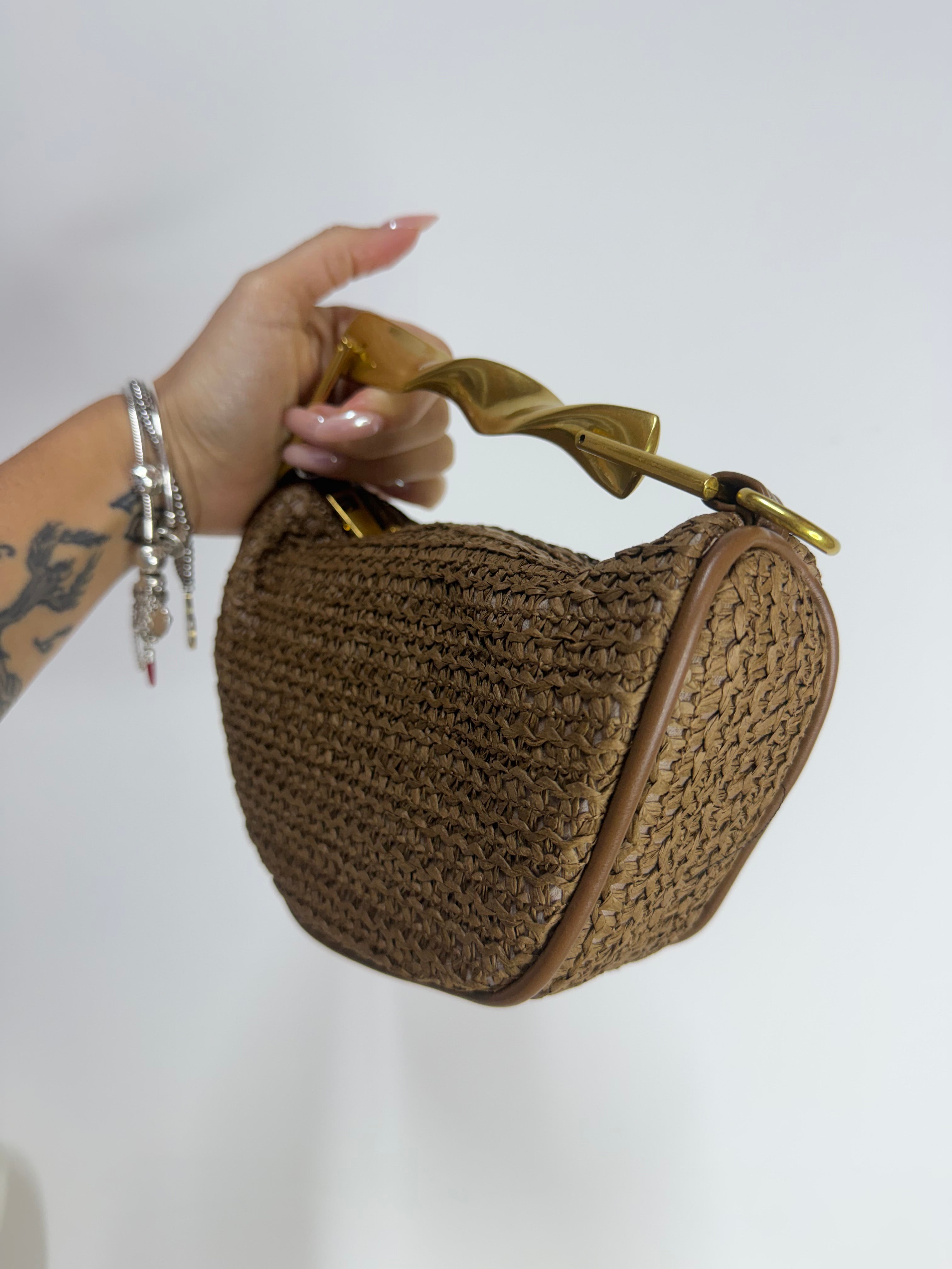 Borsa Mezza Luna Khaki