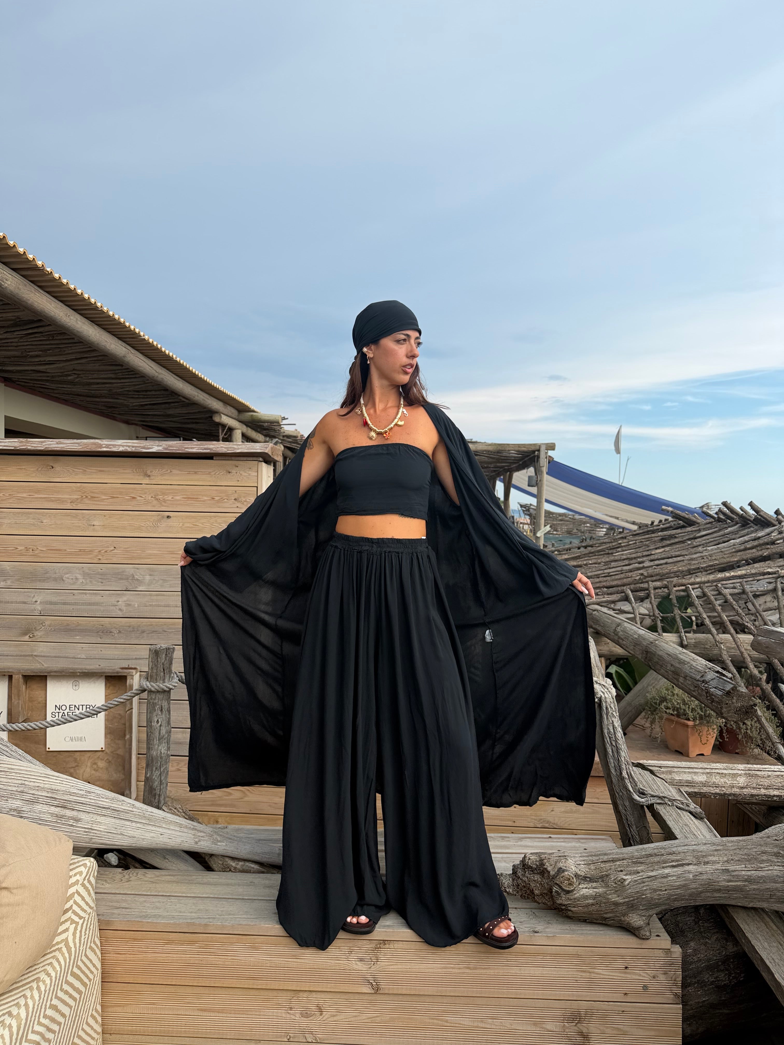 Coordinato Gitana Nero