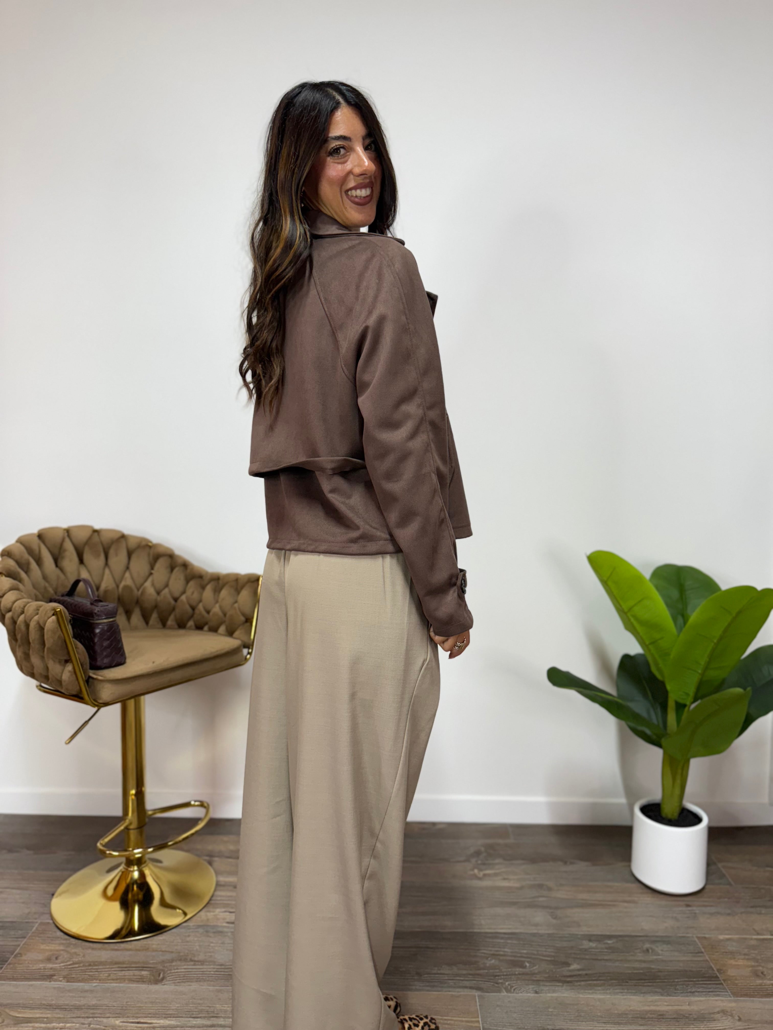 Trench Trudy Marrone