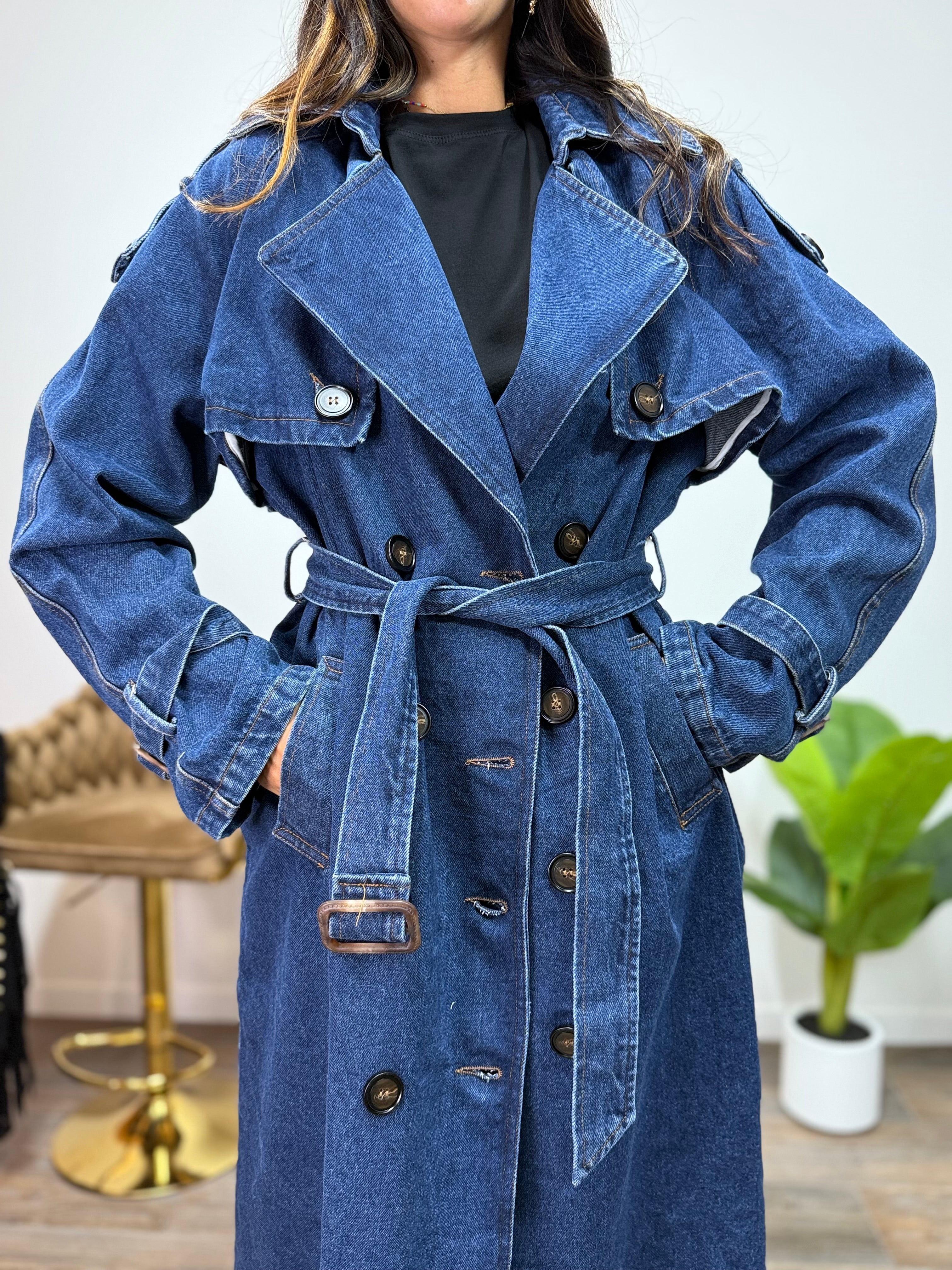 Trench Dark Denim