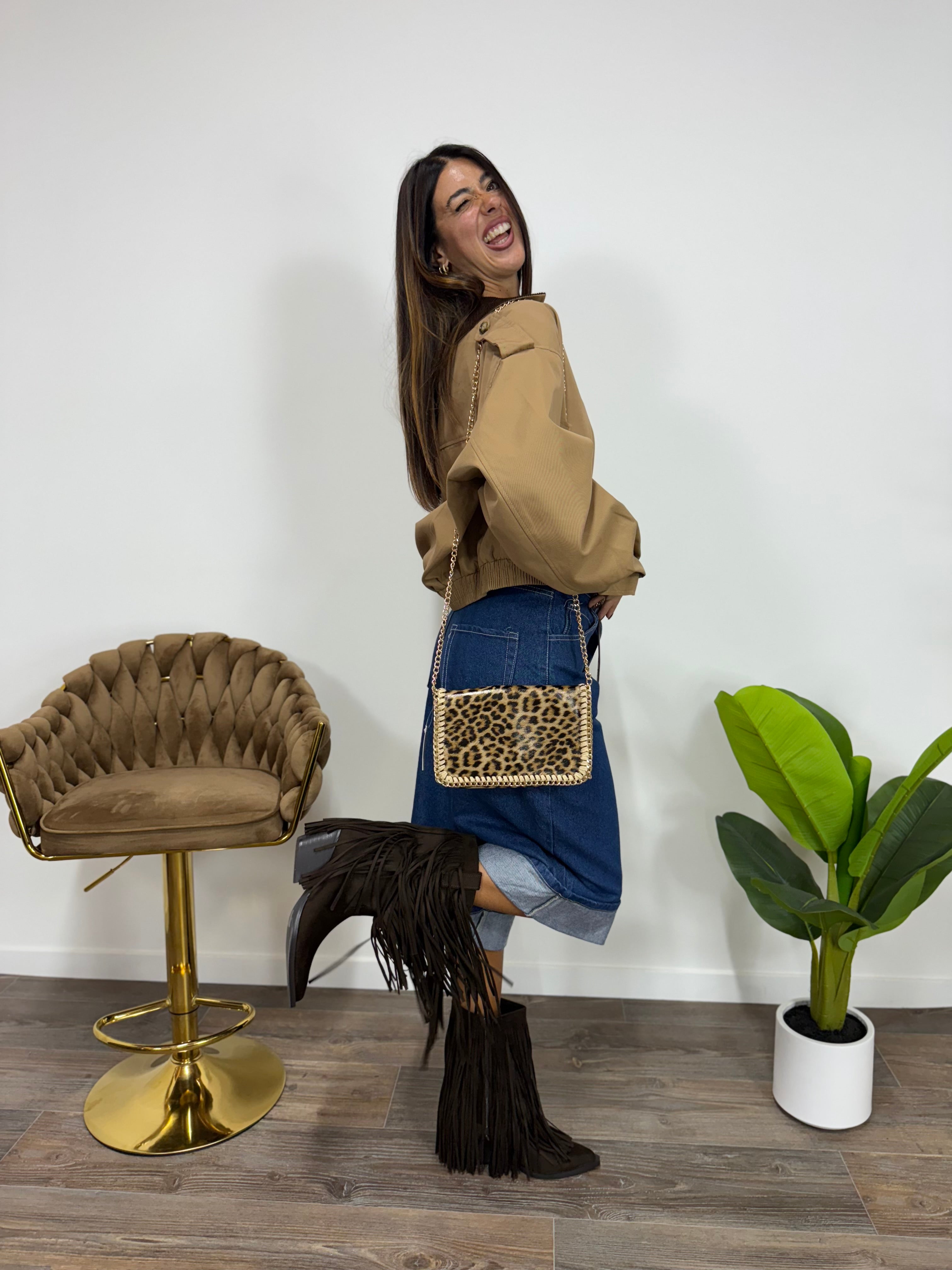 Borsa Stella Leopard