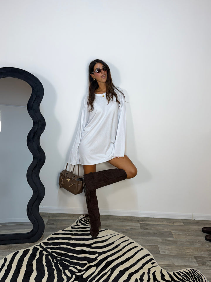 Maglia Perla Bianca JUST WEST