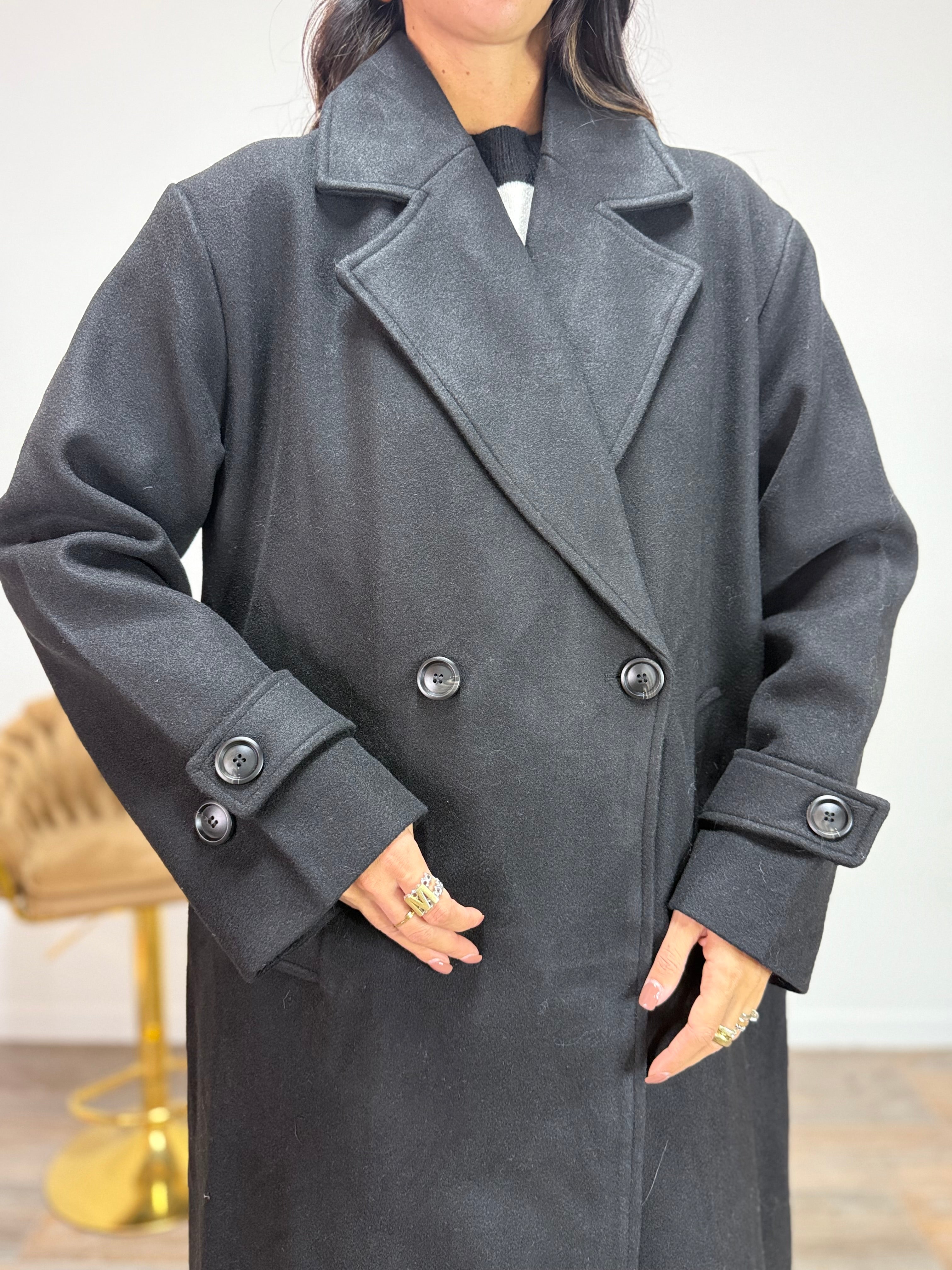 Cappotto Rihanna Nero