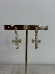 Orecchini Crocetta Gold