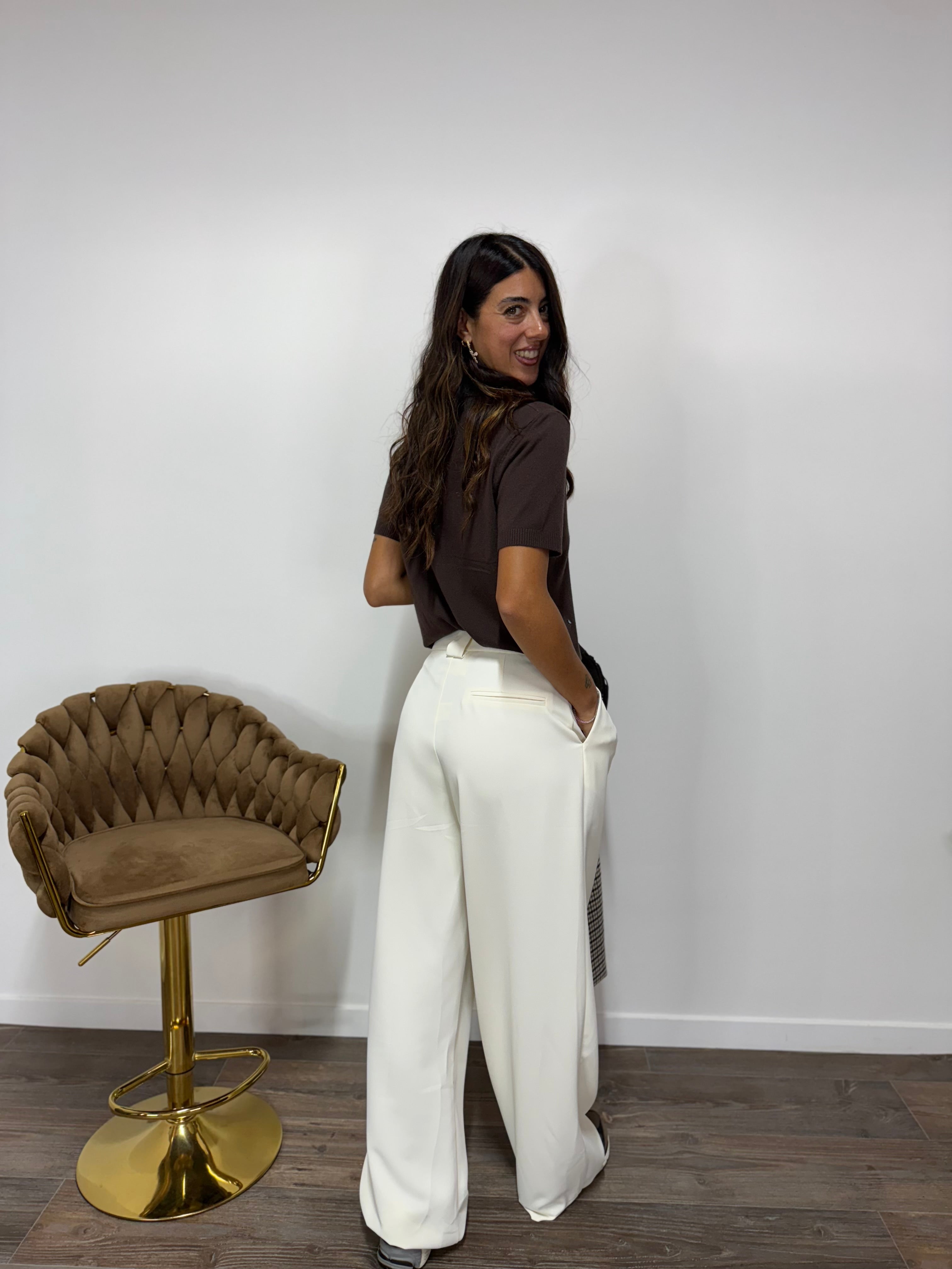 Pantalone LUMINA Panna