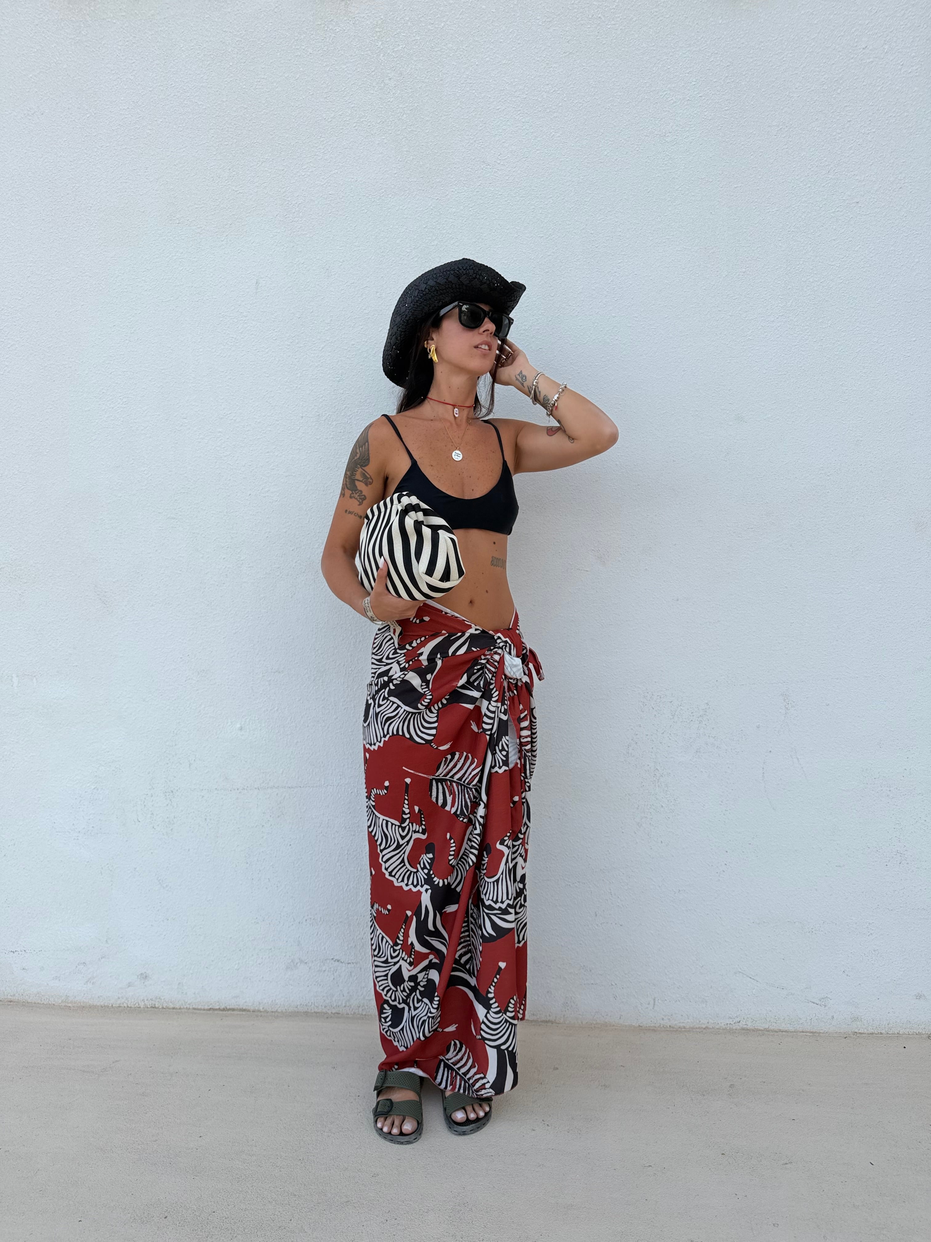 Maxi Pareo/Gonna Zebra