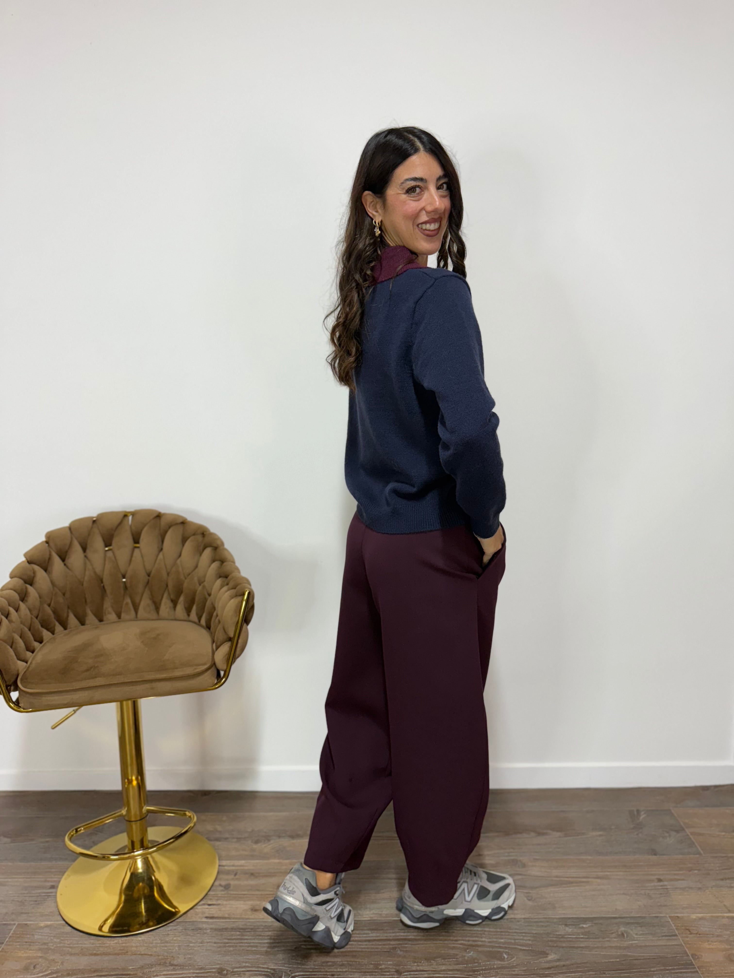 Pantalone Twist LUMINA Prugna
