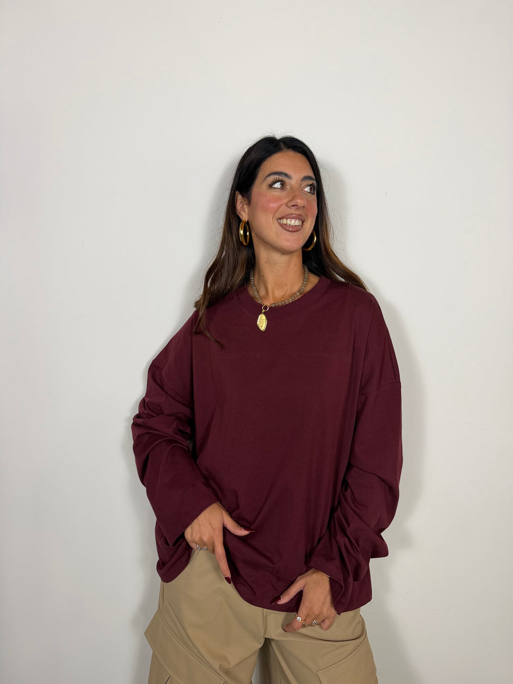 Maglia Maxy LUMINA Bordeaux