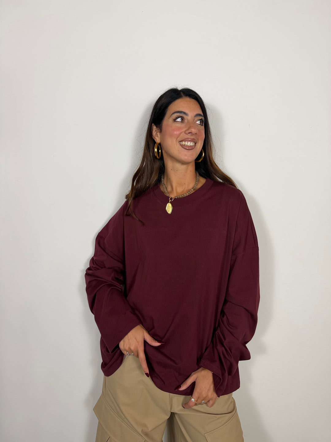 Maglia Maxy LUMINA Bordeaux