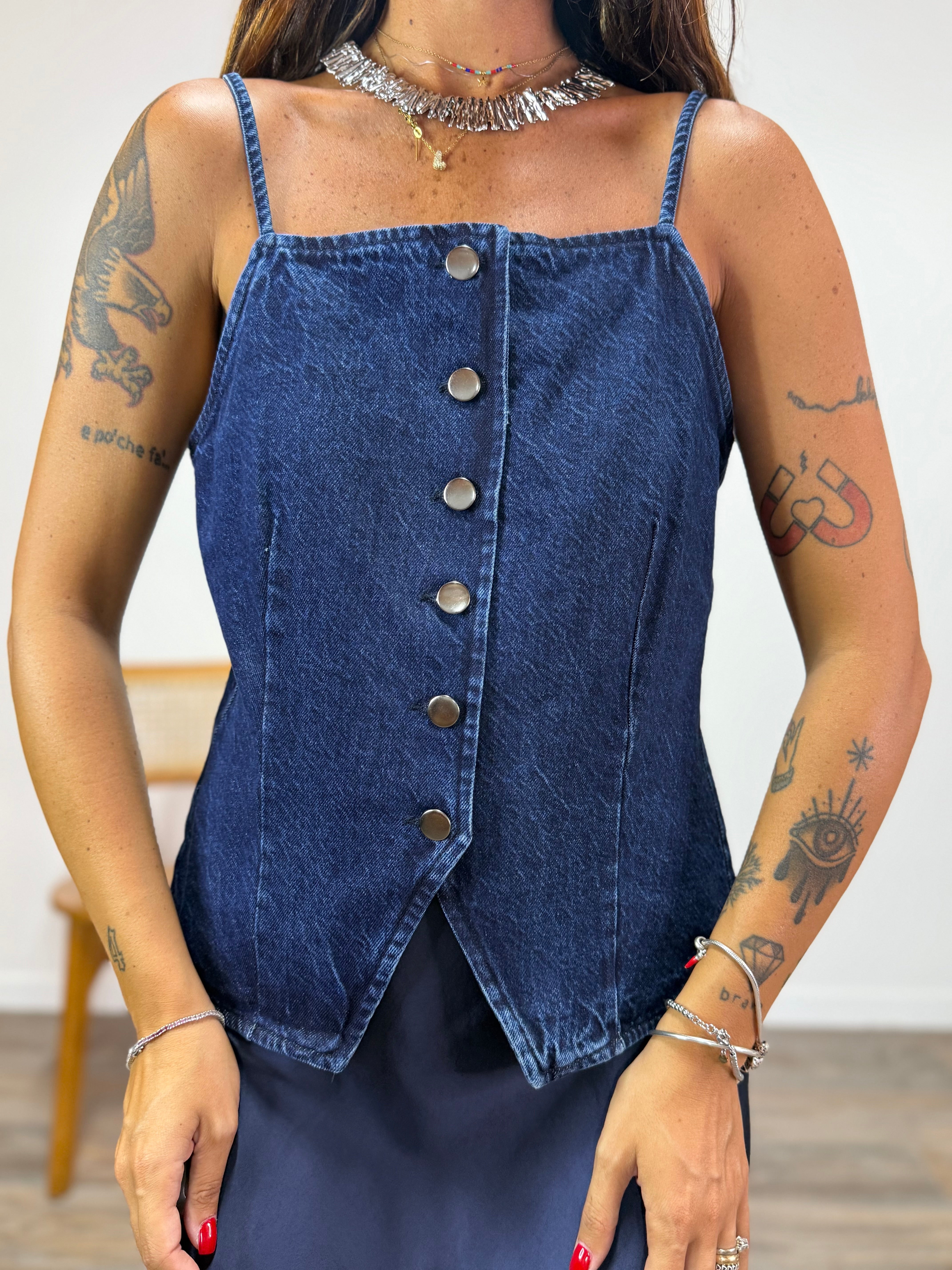 Top Denim LUMINA
