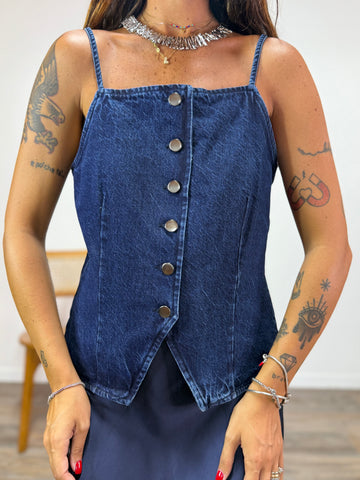 Top Denim LUMINA