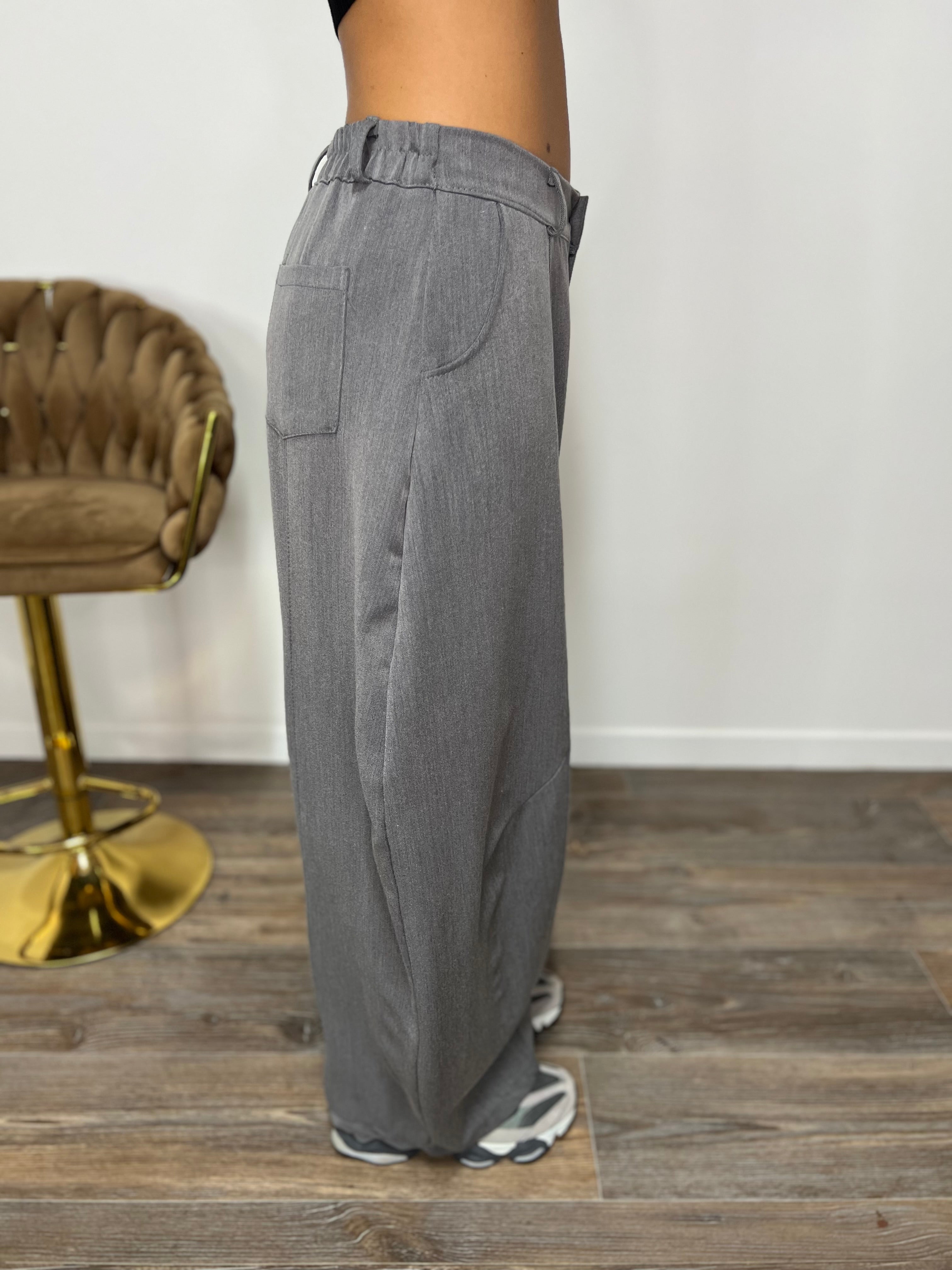 Pantalone Balloon Grigio