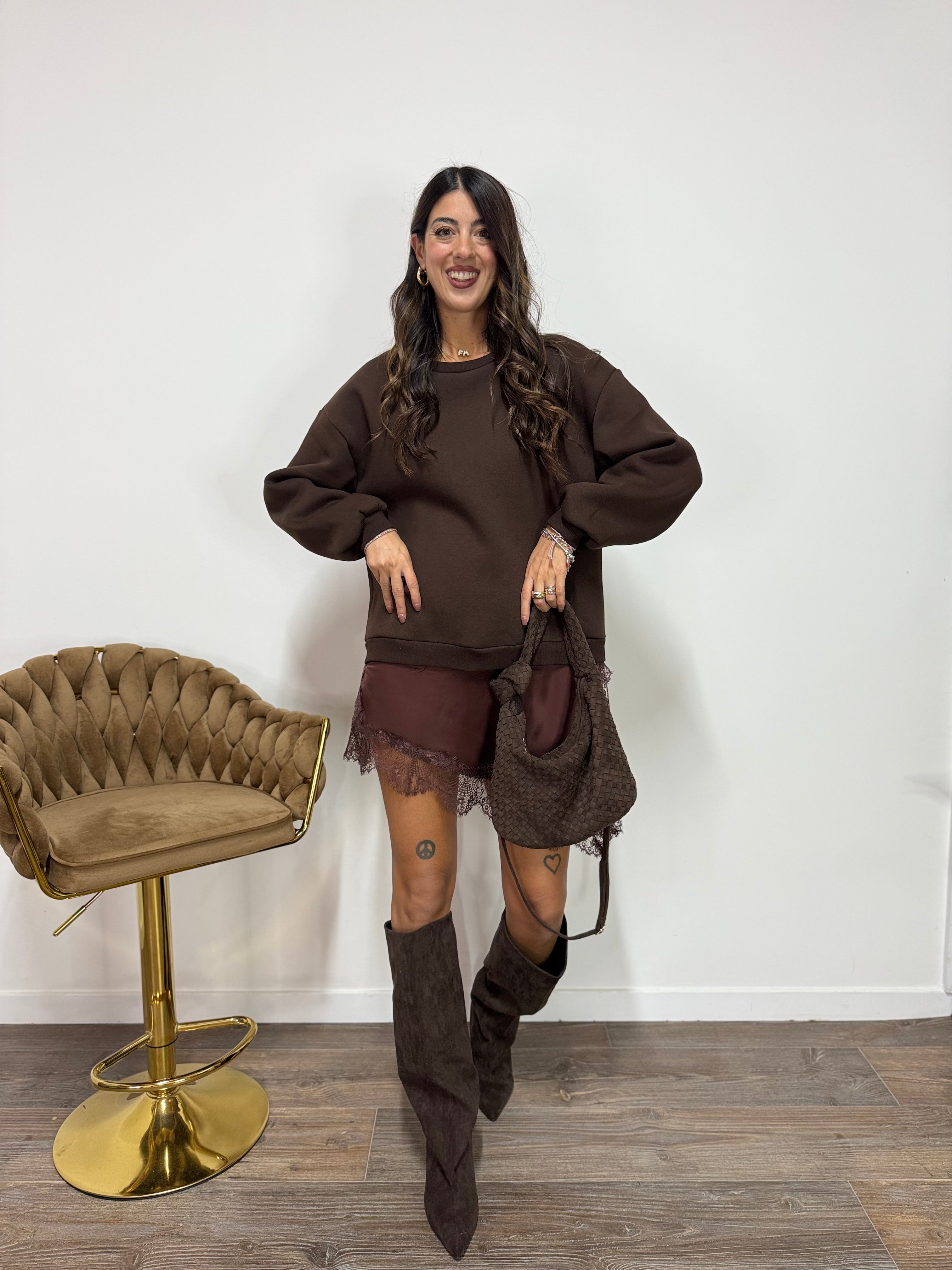 Abito/Felpa Lingerie LUMINA Marrone