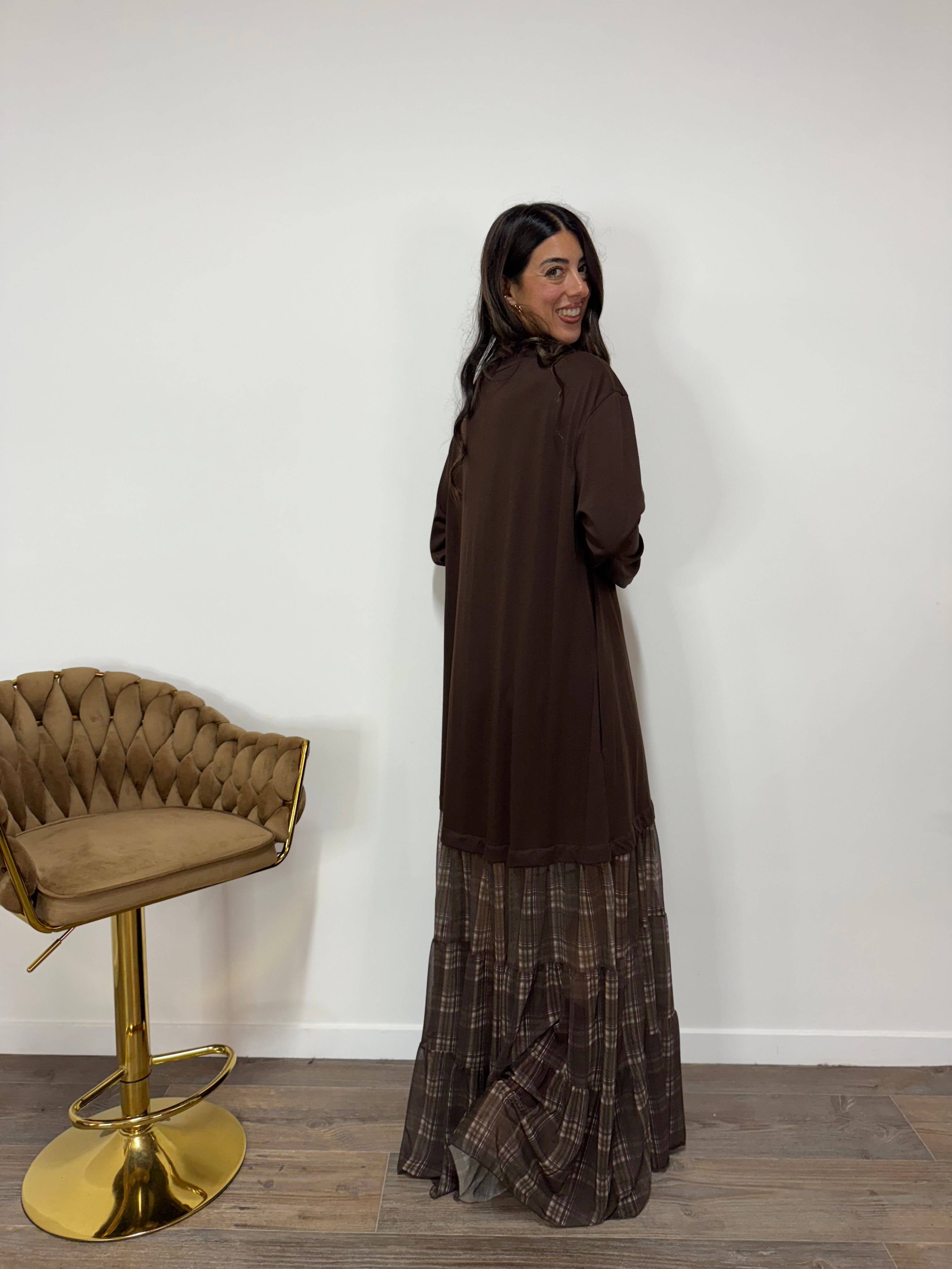 Abito Kilt LUMINA Marrone