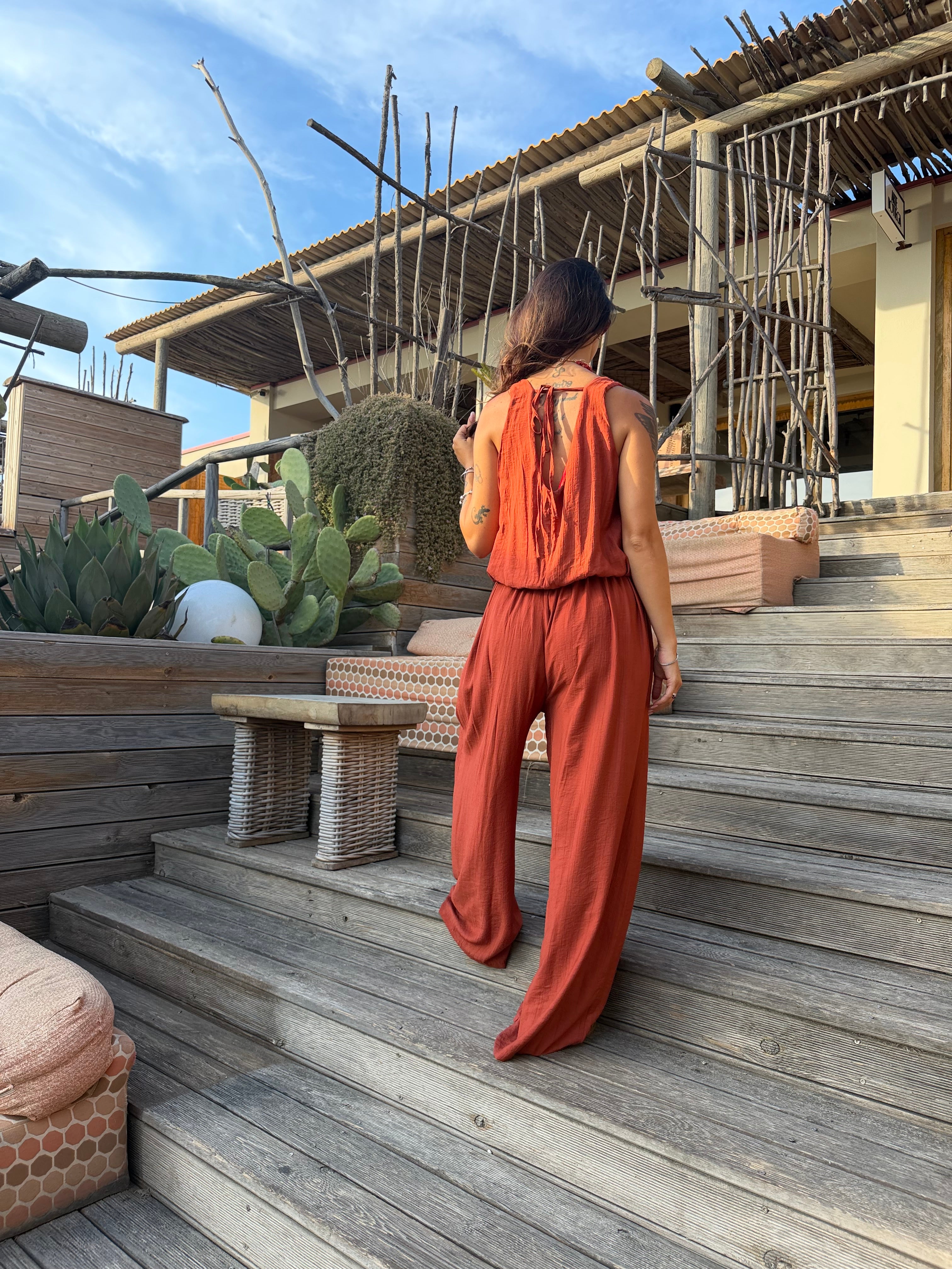 Jumpsuit Enea Ruggine