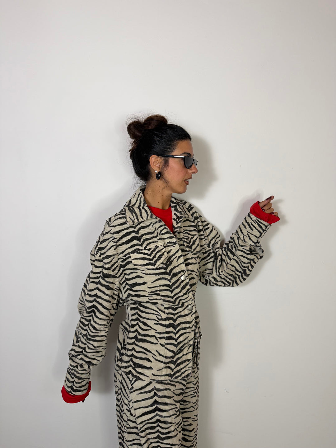Camicia Velvet Zebra LUMINA