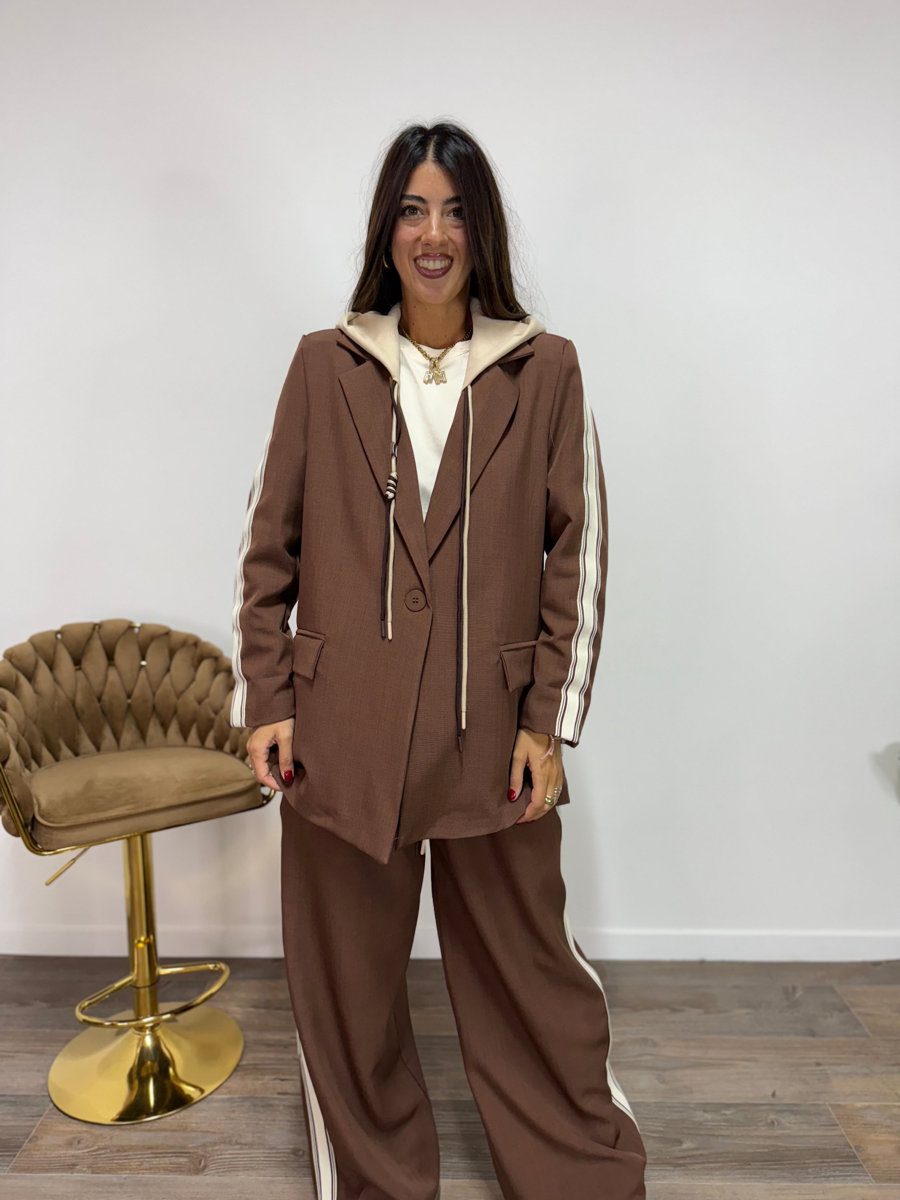 Tailleur New York Marrone