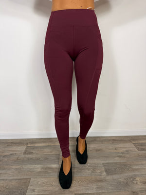 Leggins Flaminia Bordeaux