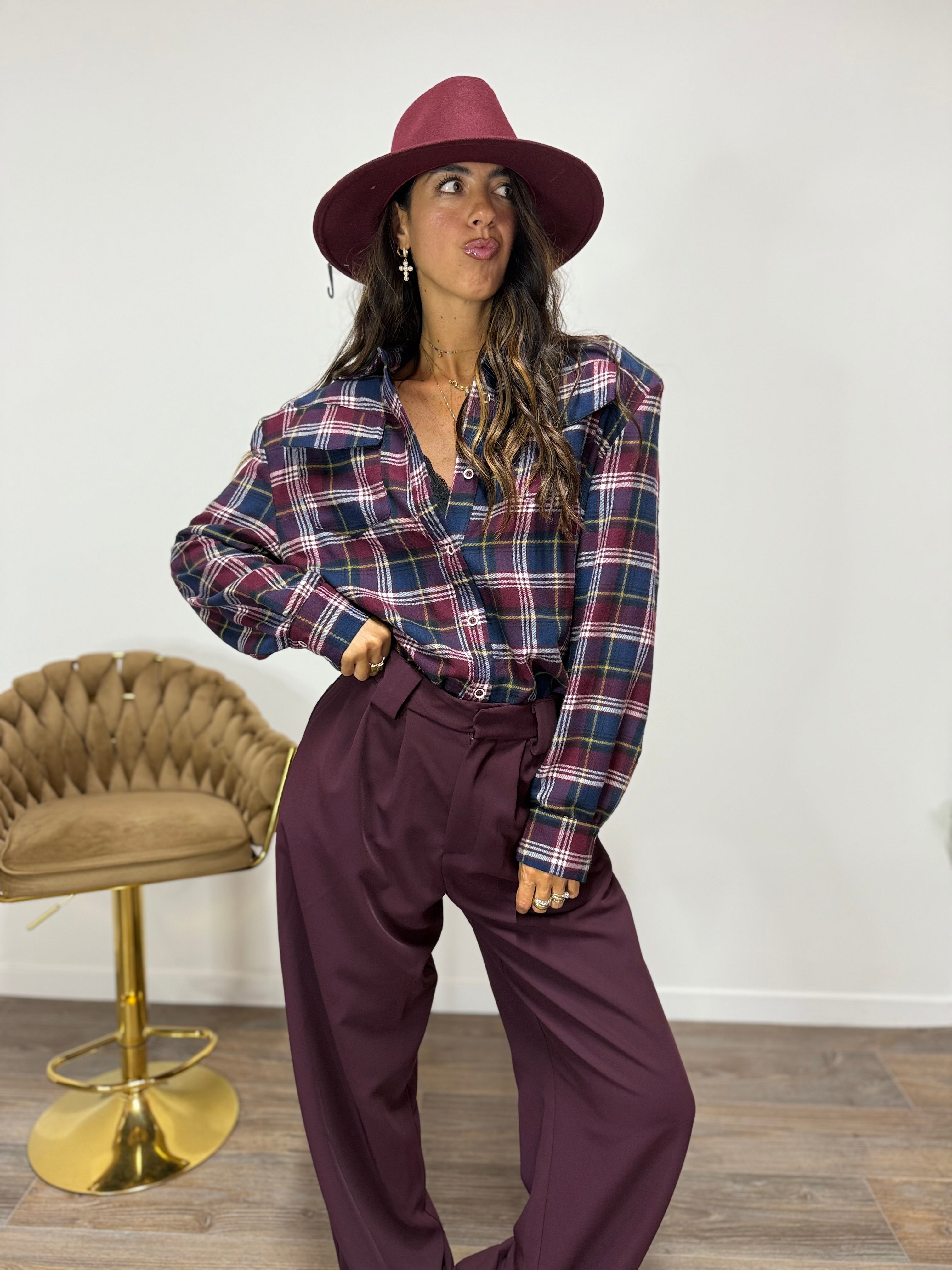 Pantalone LUMINA Prugna