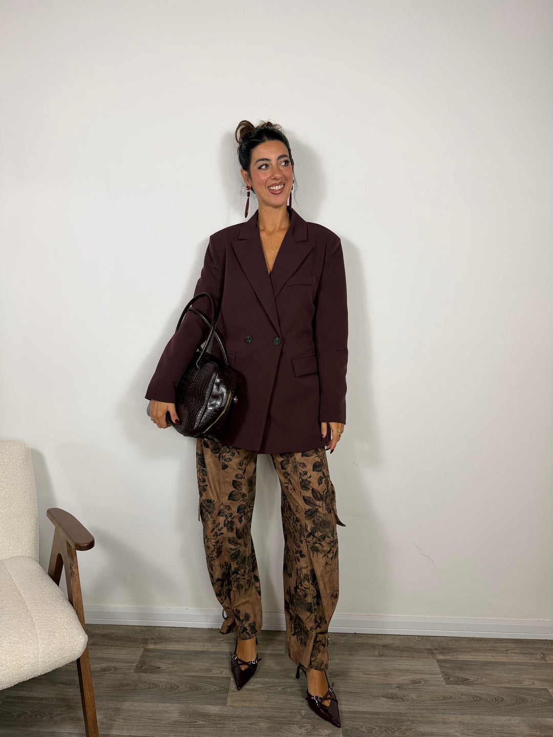 Blazer Nicole JUST WEST Bordeaux
